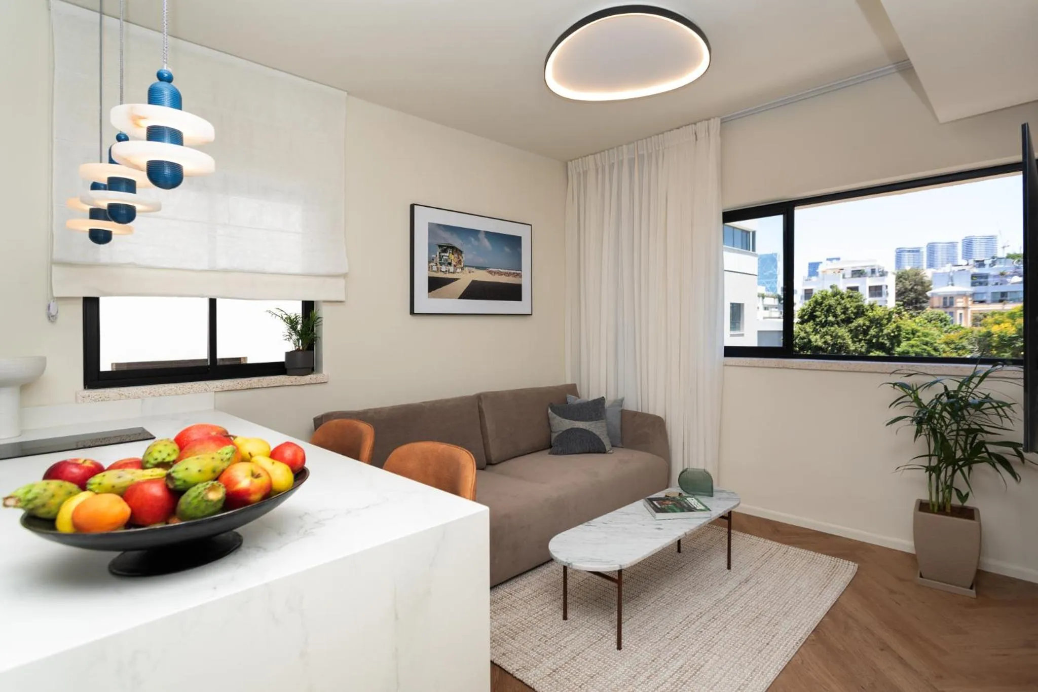 Living room in De Sheinkin