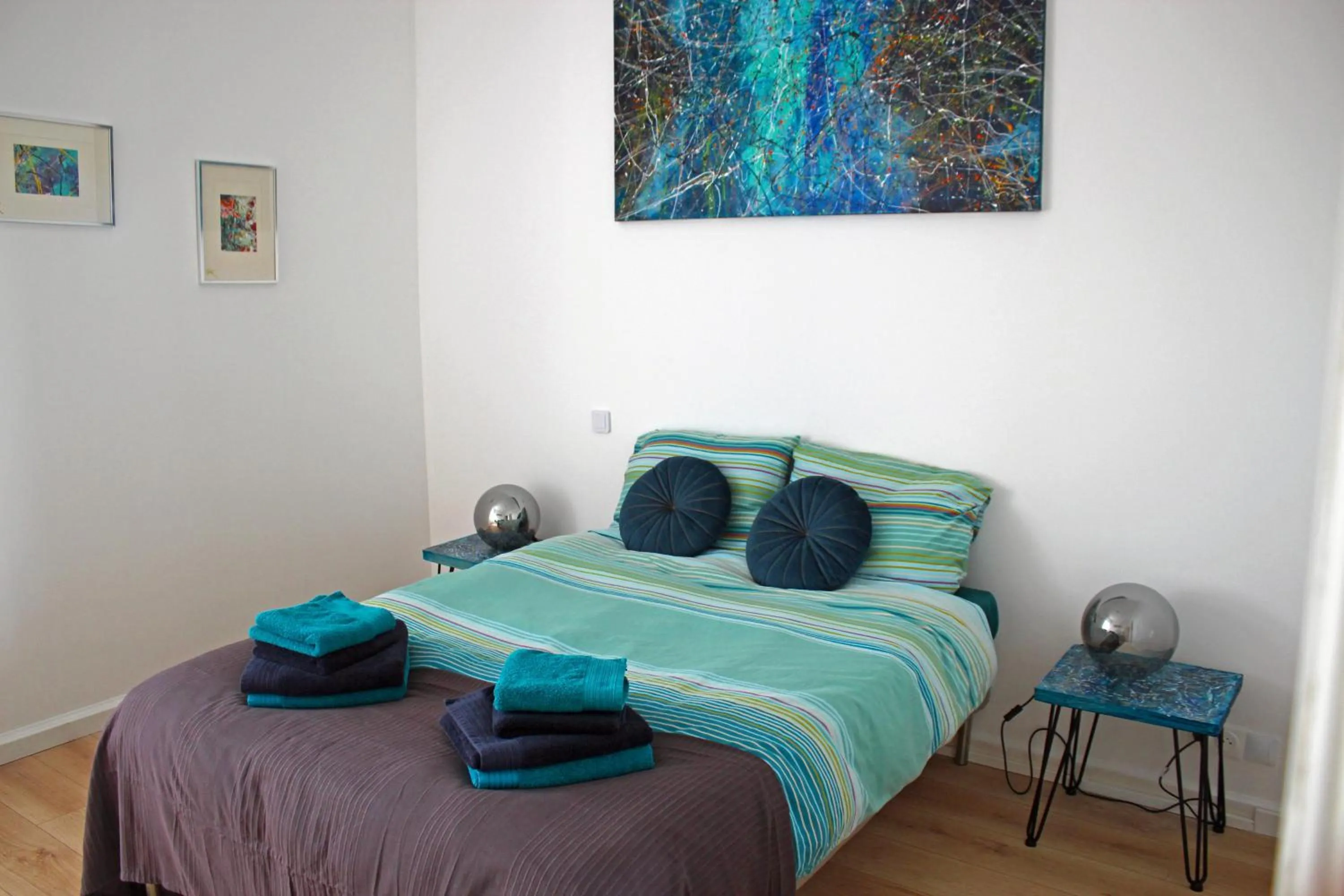 Bed in BnB Maison d'Art