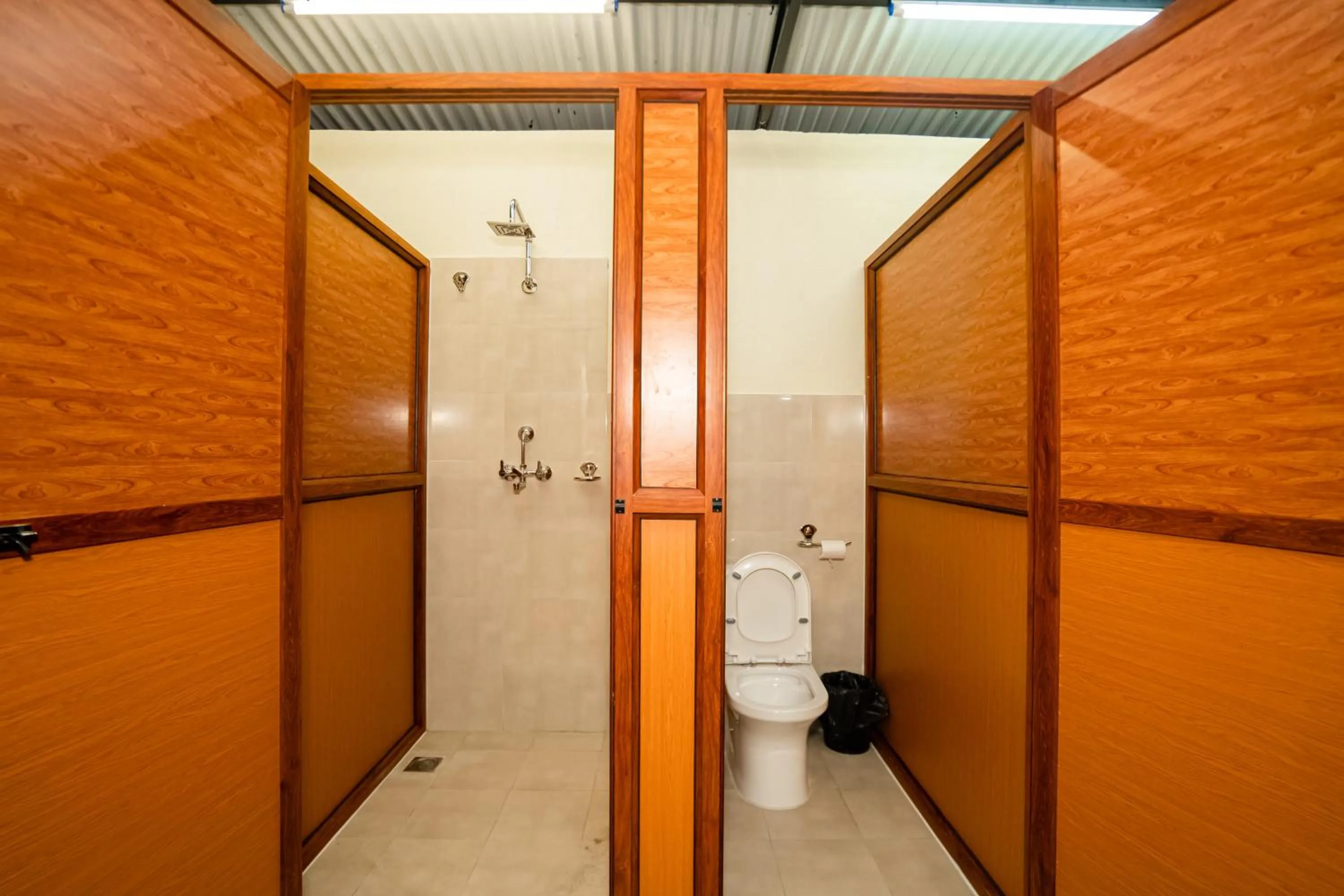 Shower in Kwabahal Boutique Hostel