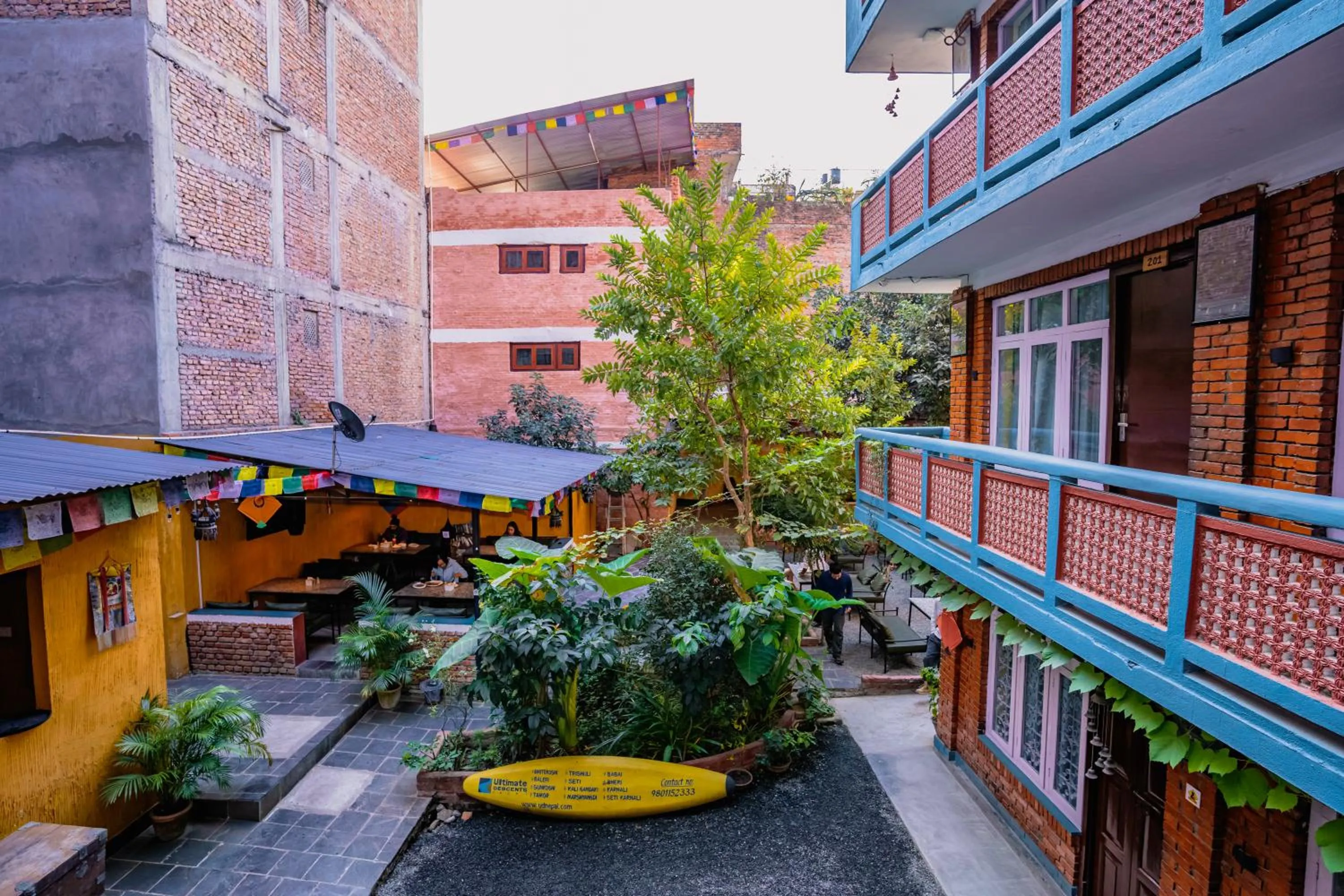Property building in Kwabahal Boutique Hostel