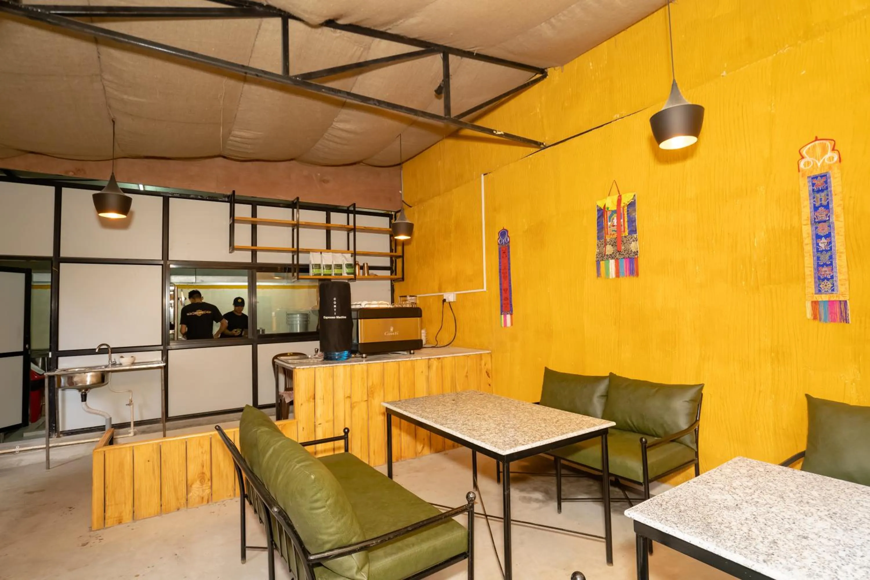 Kitchen or kitchenette in Kwabahal Boutique Hostel