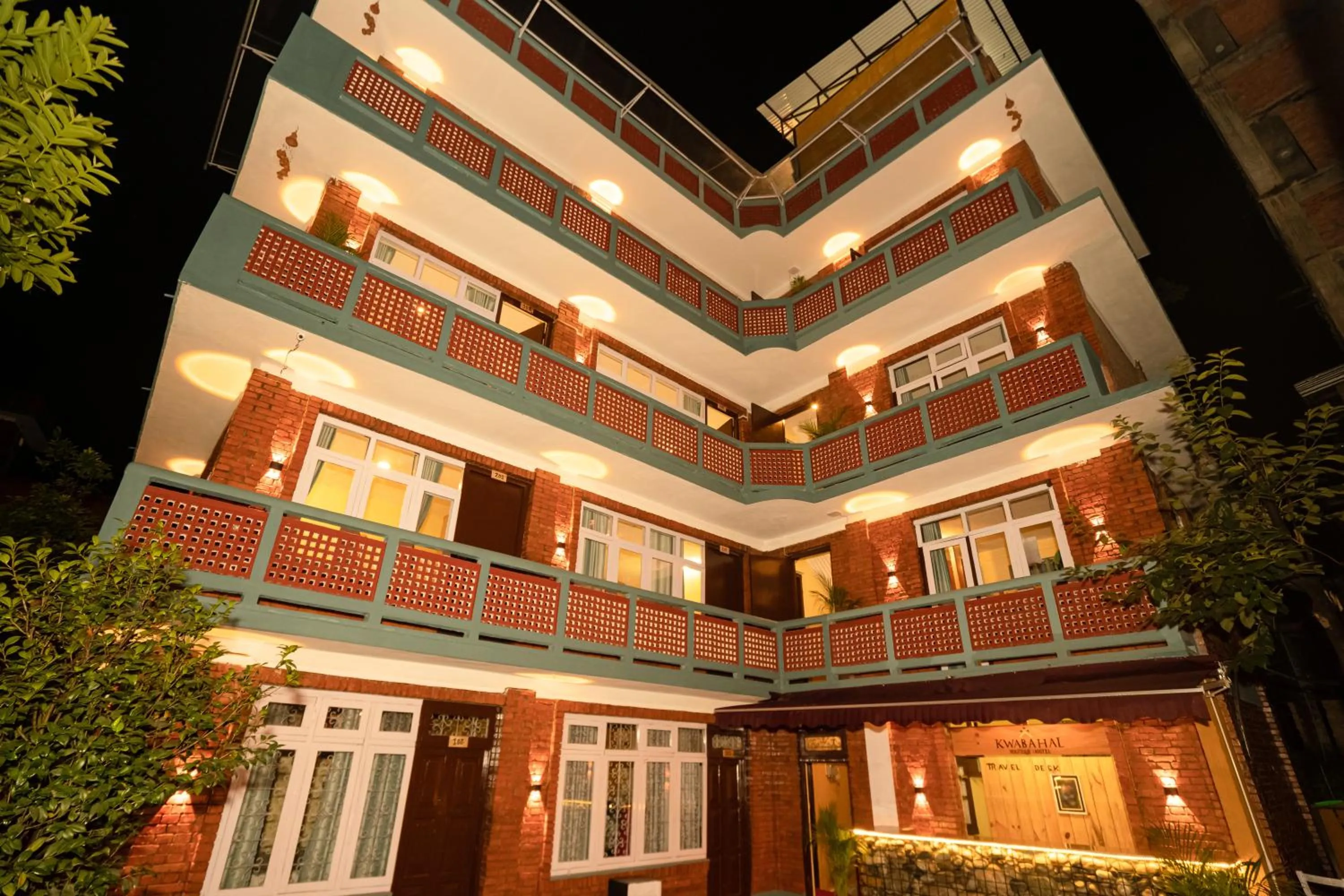 Property building in Kwabahal Boutique Hostel