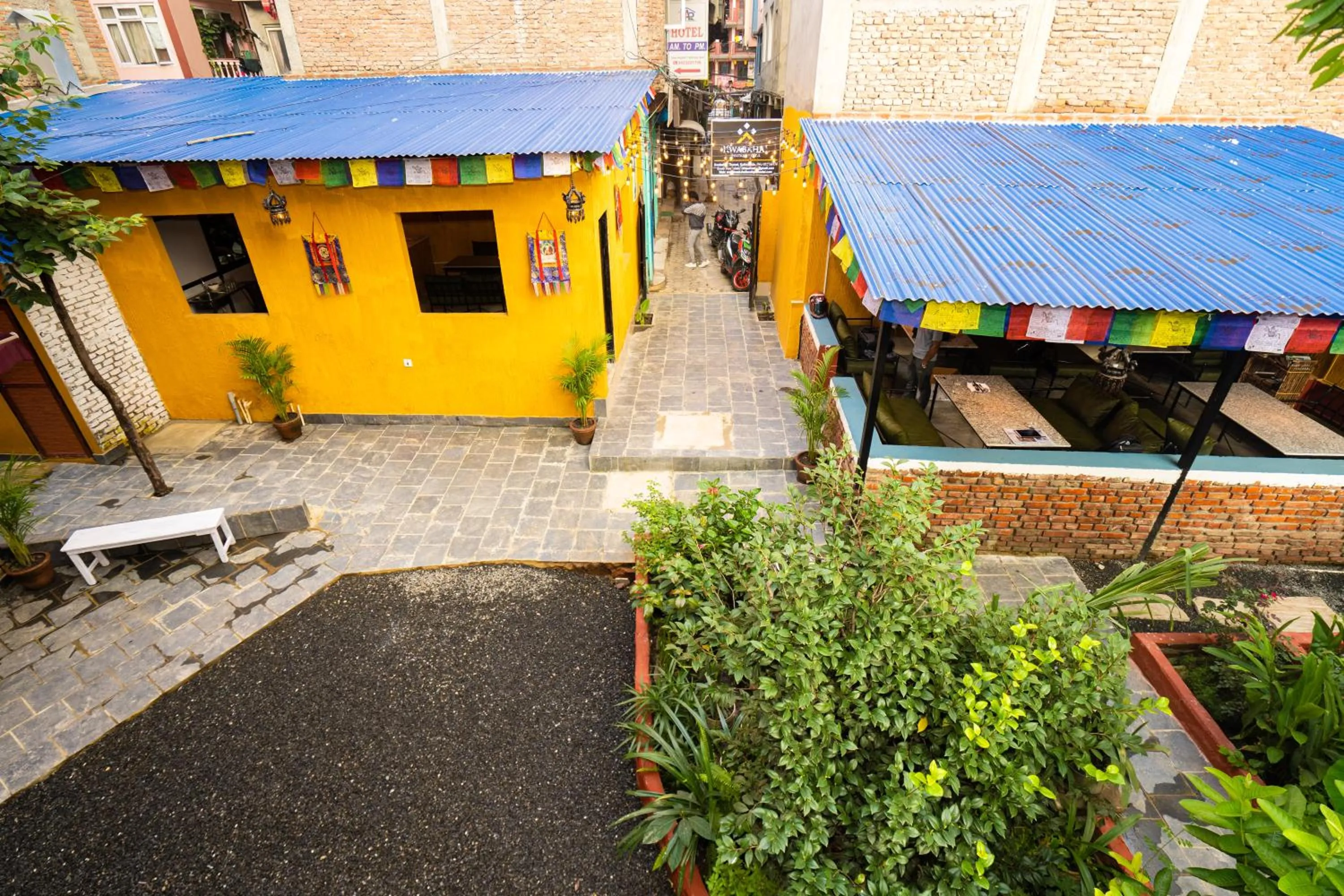 Property building in Kwabahal Boutique Hostel