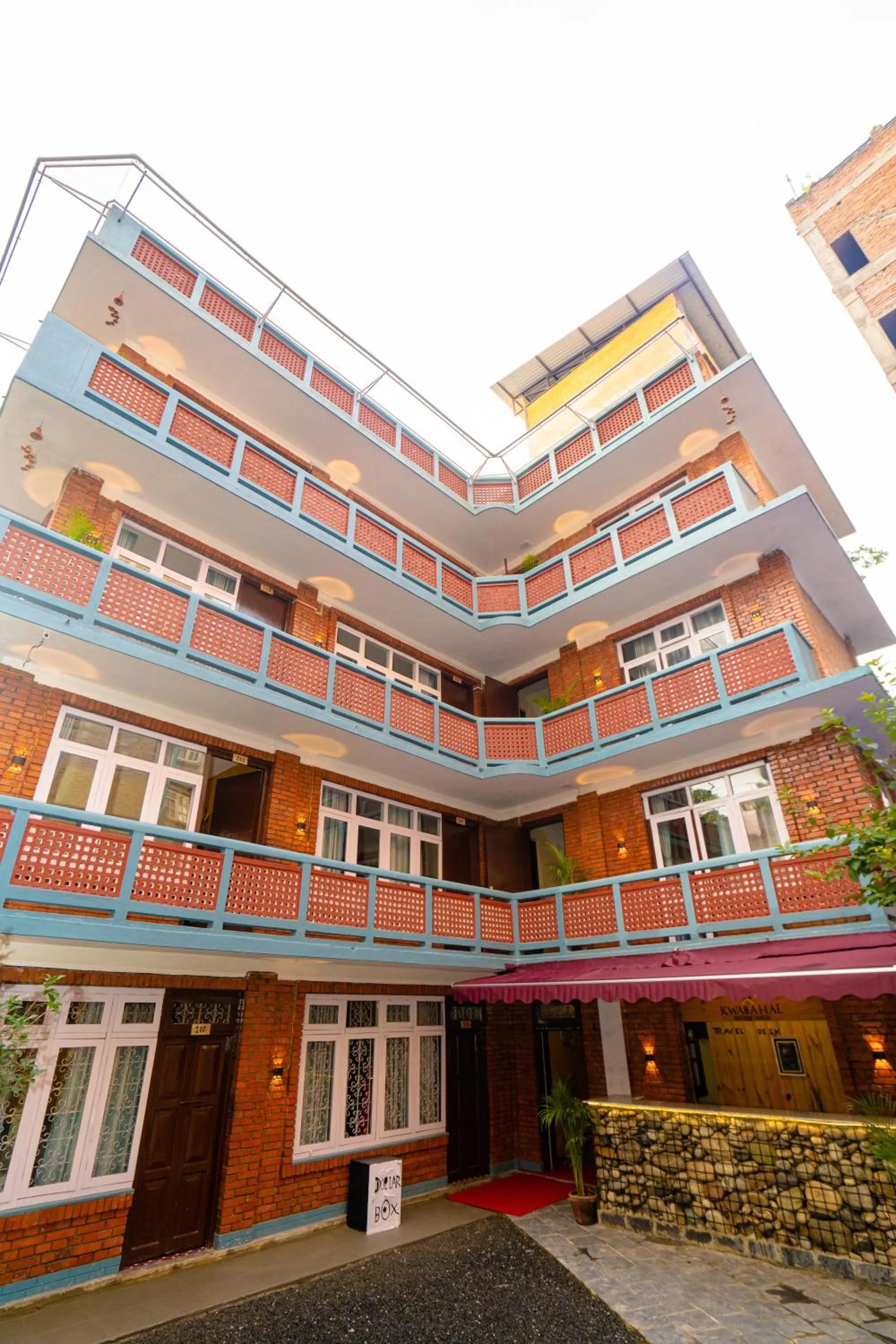 Property building in Kwabahal Boutique Hostel