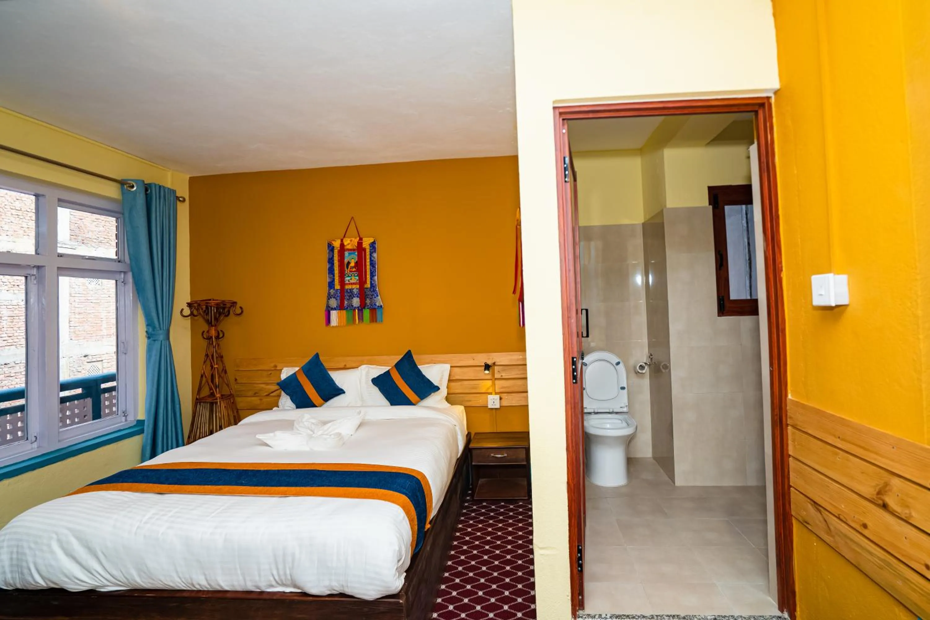 Toilet, Bed in Kwabahal Boutique Hostel