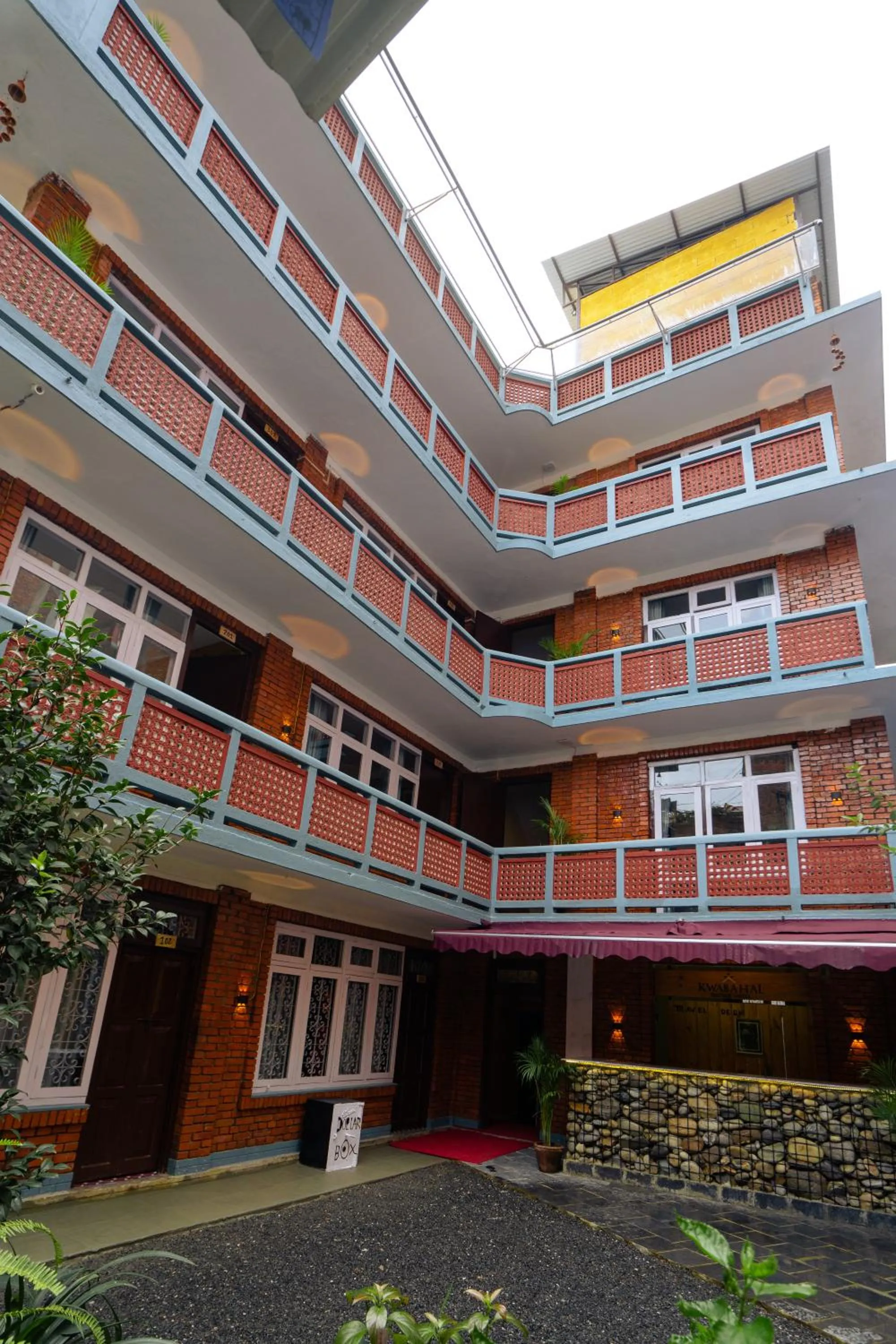 Property building in Kwabahal Boutique Hostel