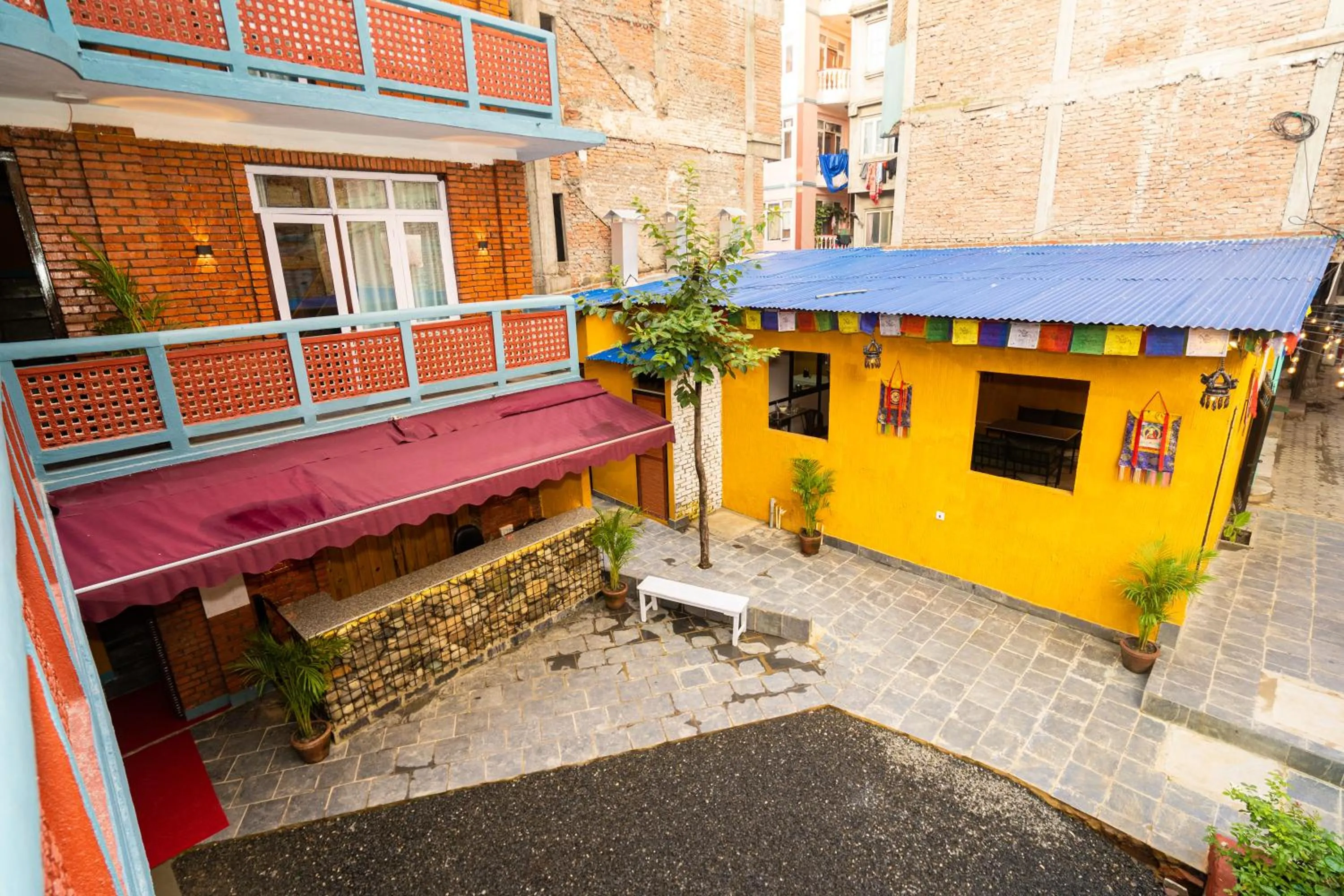 Property building in Kwabahal Boutique Hostel