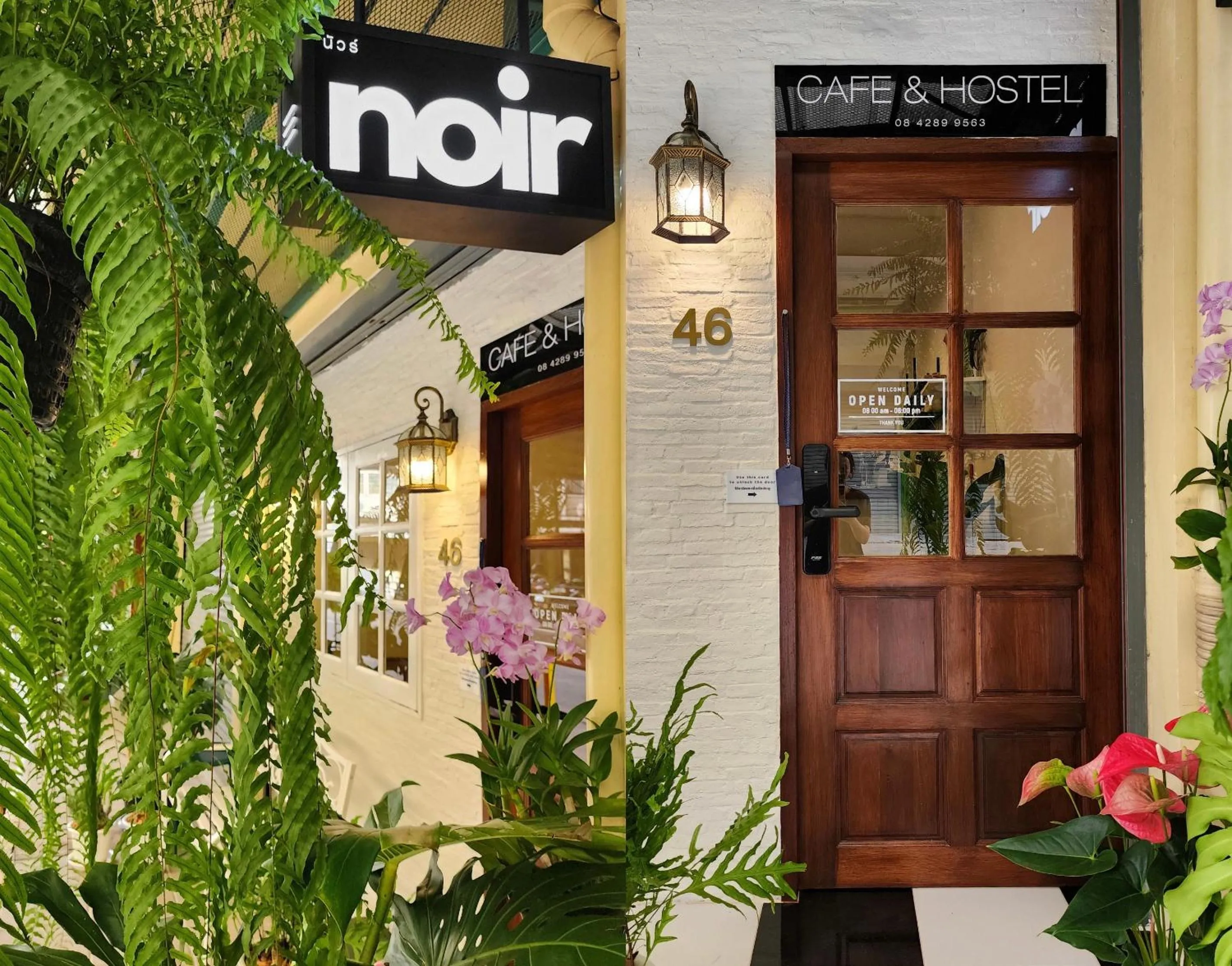 Facade/entrance in Noir Cafe And Hostel Chinatown Bangkok