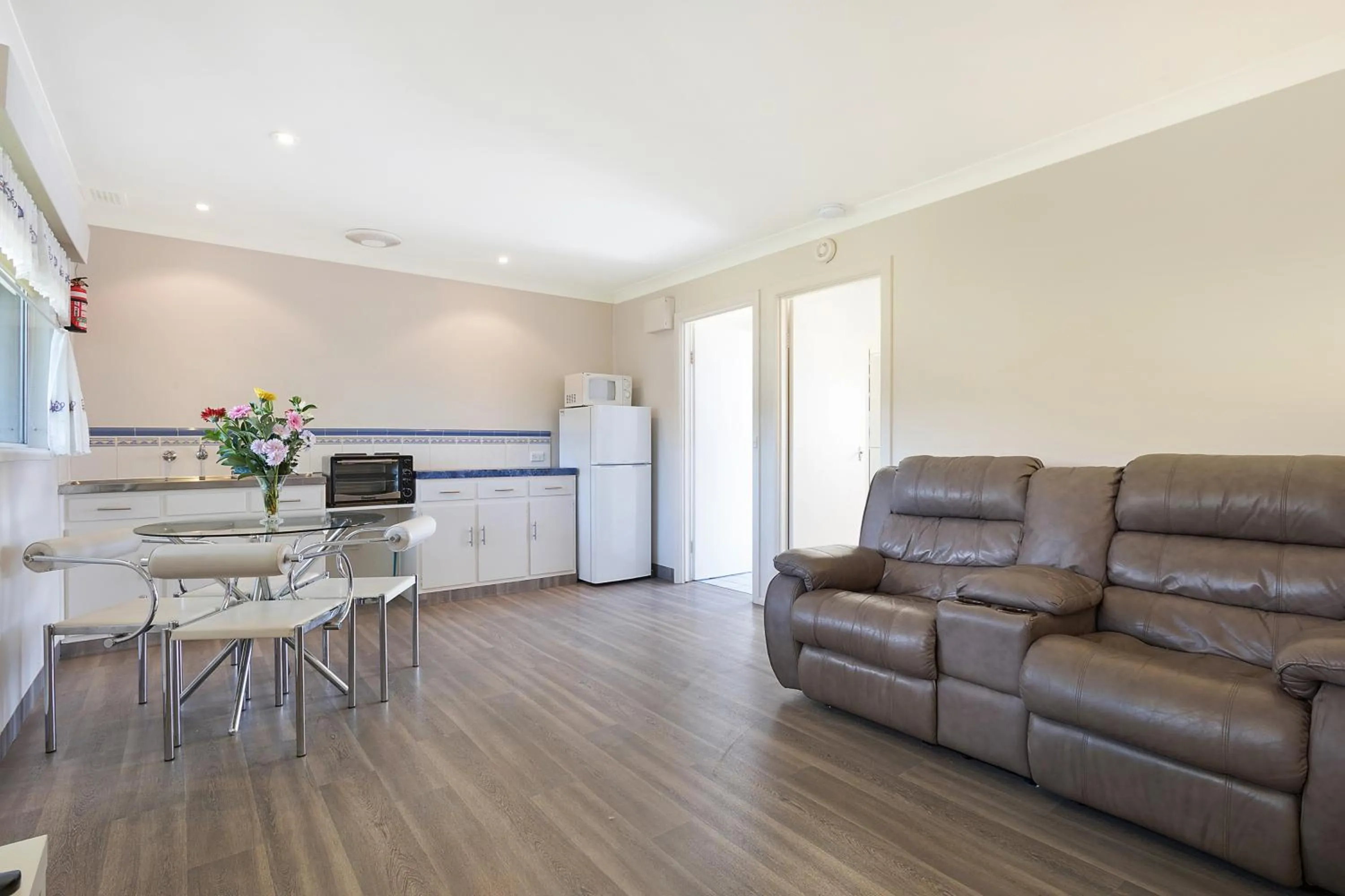 Living room in Top of the Lake Holiday Units