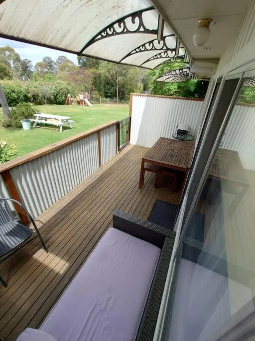 Balcony/Terrace in Top of the Lake Holiday Units