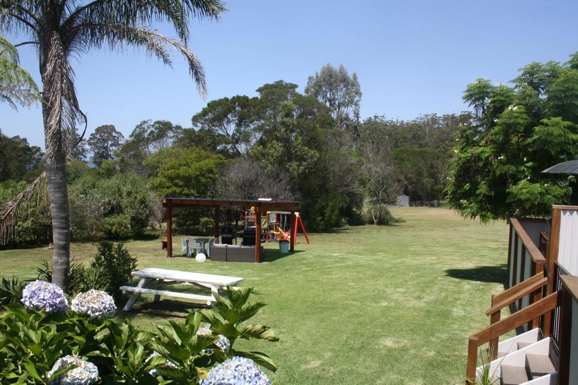 Children play ground in Top of the Lake Holiday Units