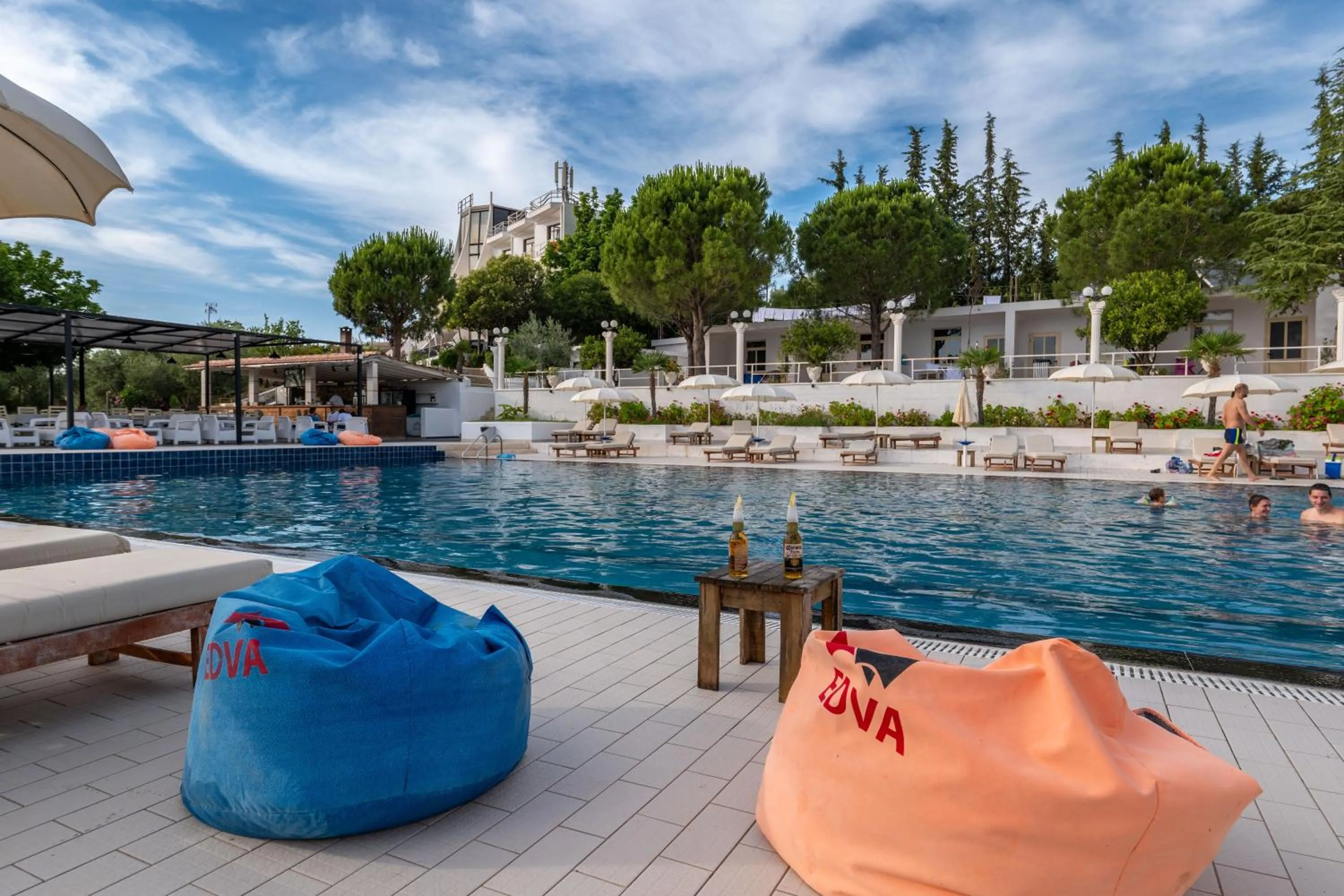 Pool view in Edva Resort