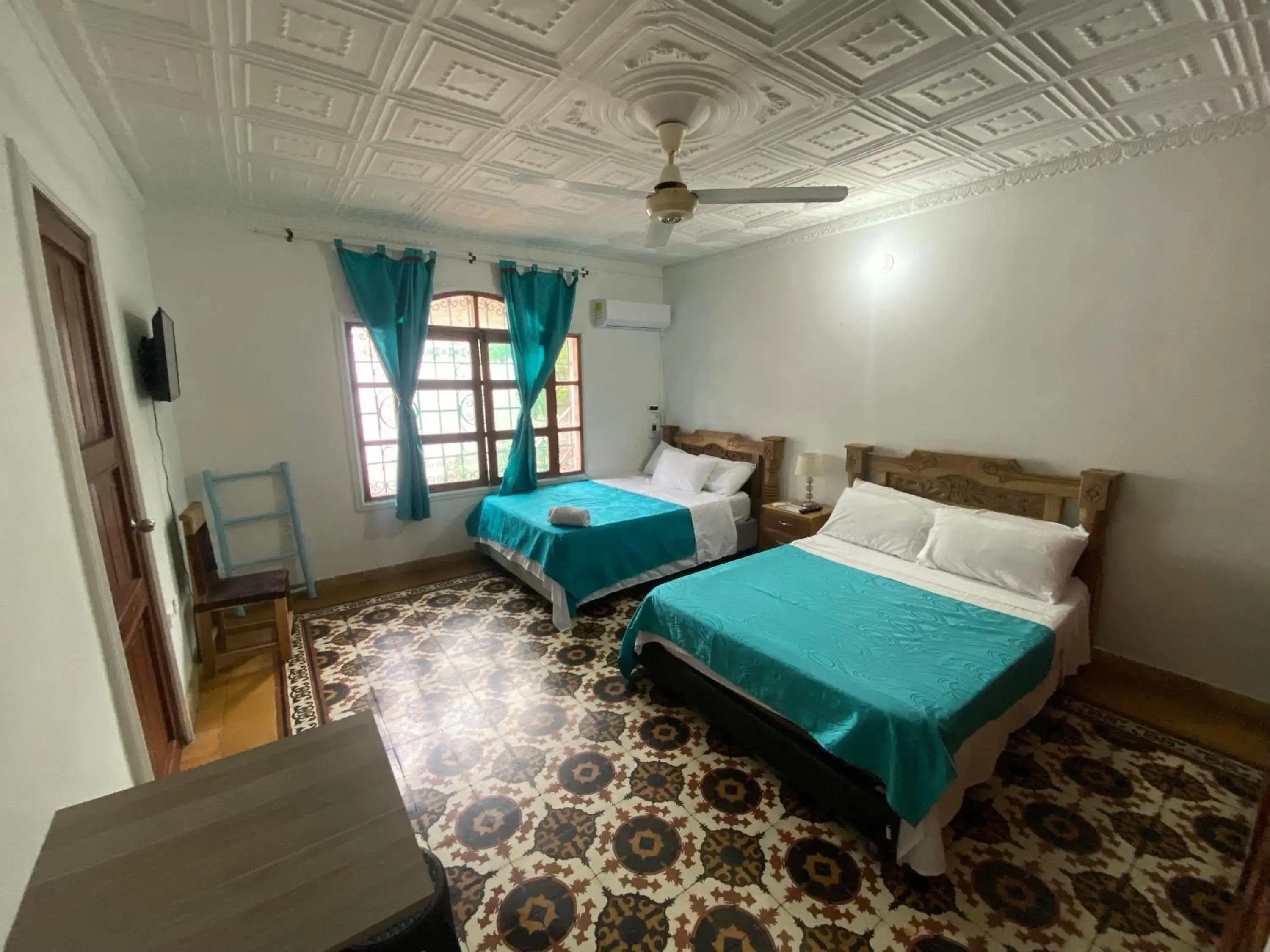 Double Room with Two Double Beds - single occupancy in Casa Bahía Colonial - Cartagena Double Room with Two Double Beds - single occupancy in Casa Bahía Colonial - Cartagena
