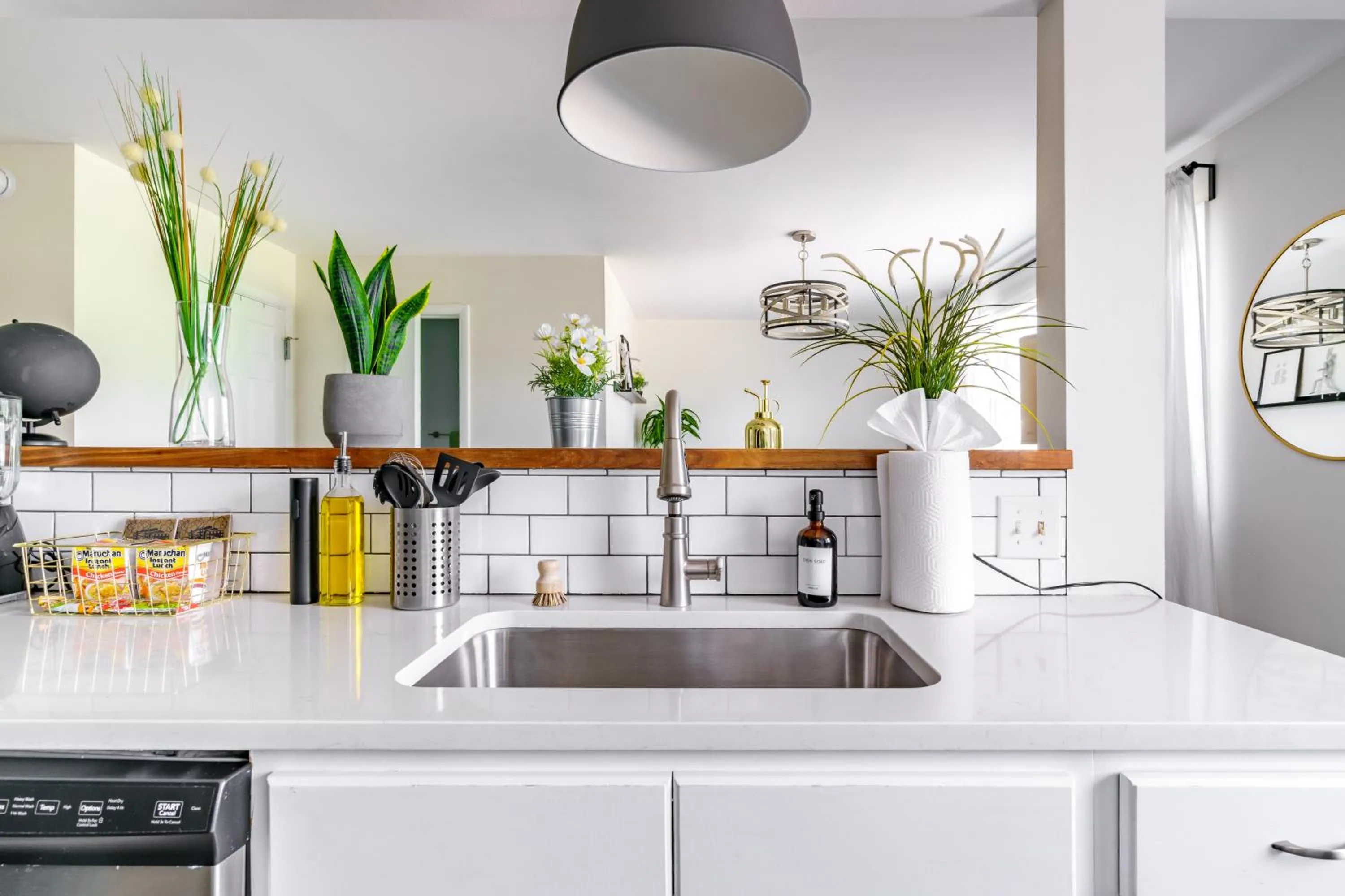 Kitchen or kitchenette in Jungle House Modern Lofts - Arena District & Short North