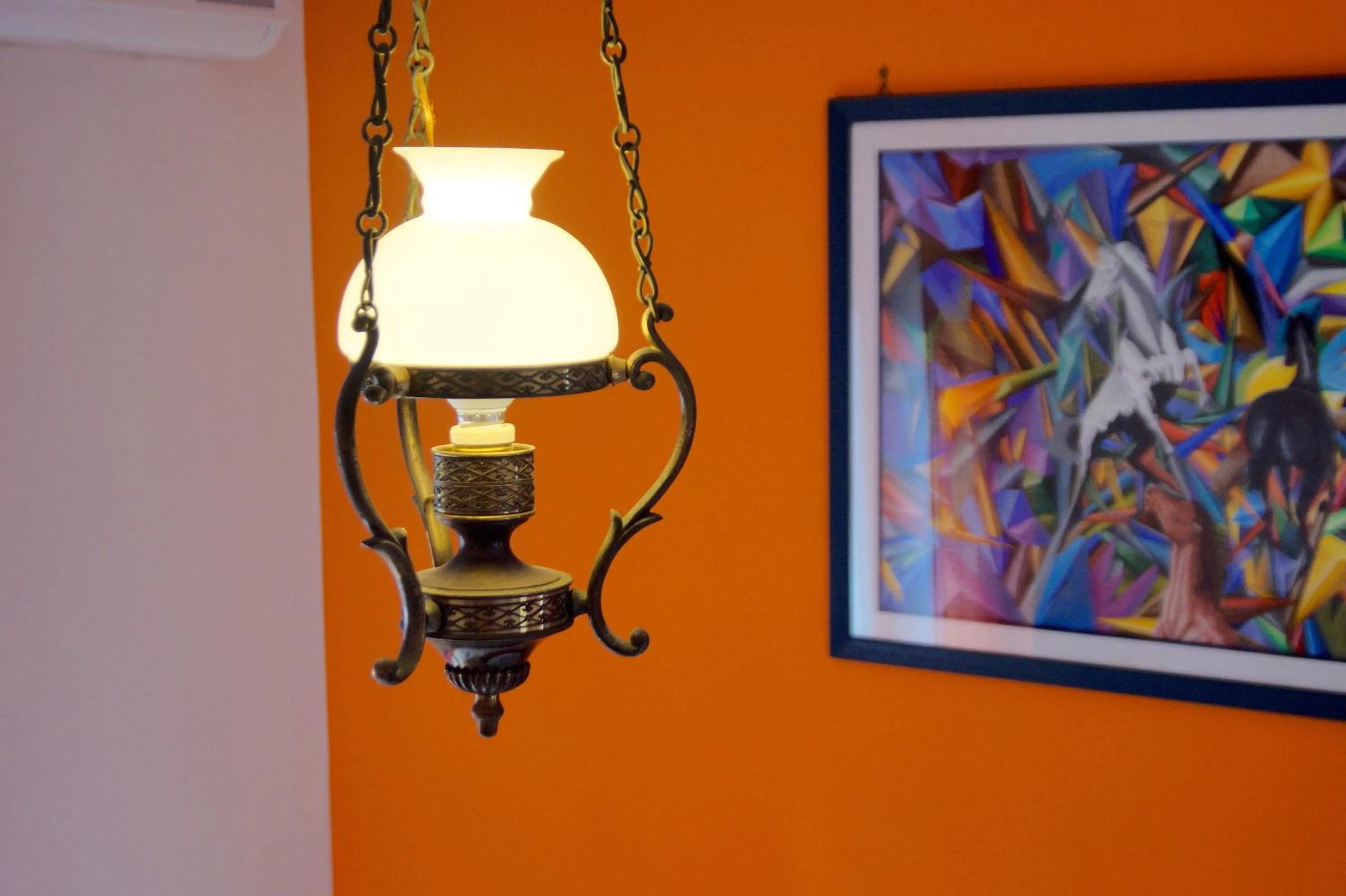 Decorative detail in B&B Bibliotechina