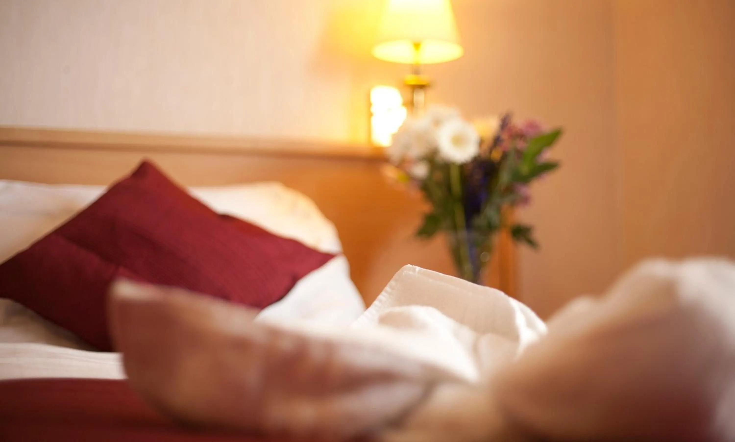 Decorative detail, Bed in Denewood Hotel