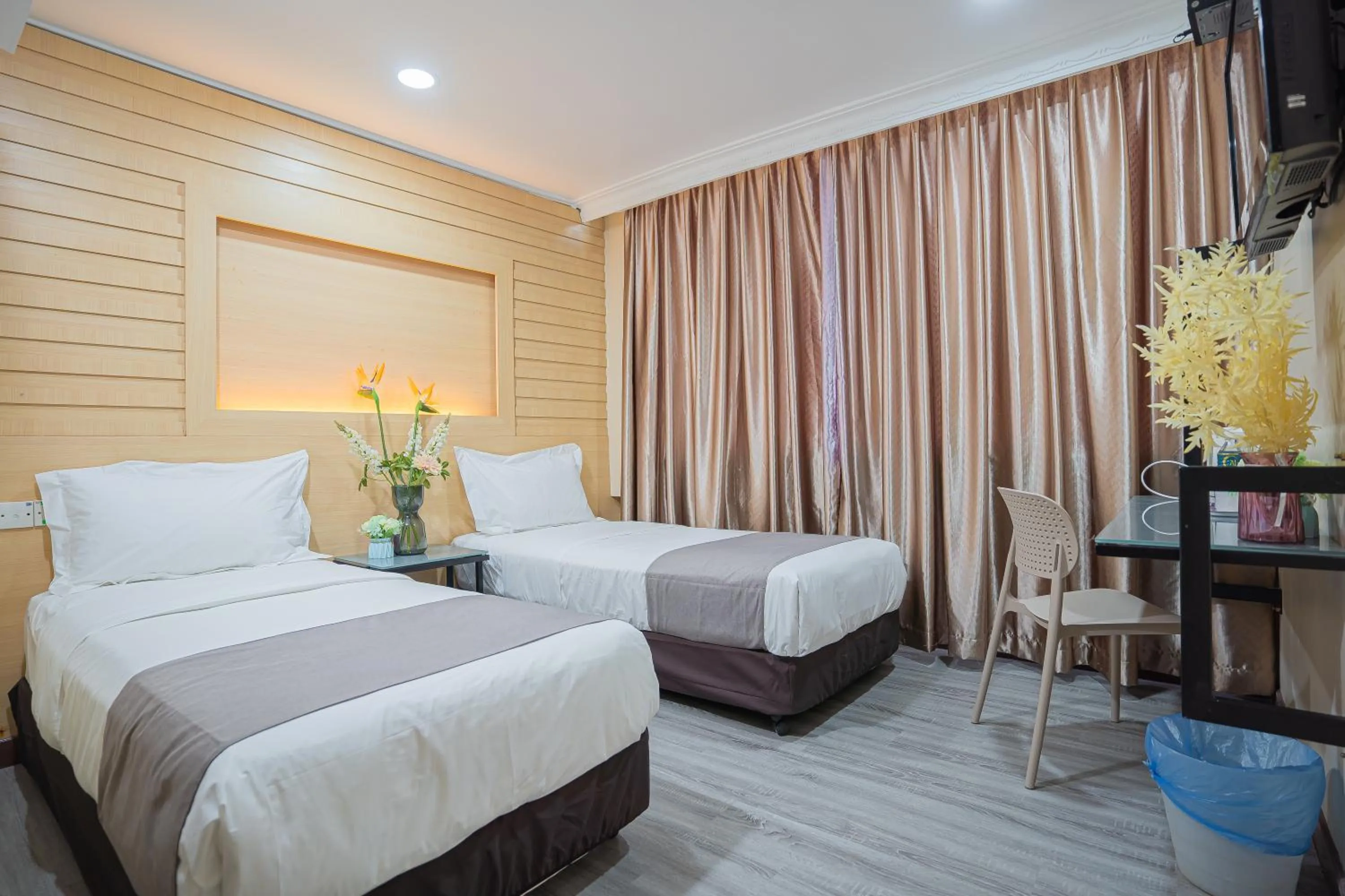 Bed in Hotel 28 Titiwangsa