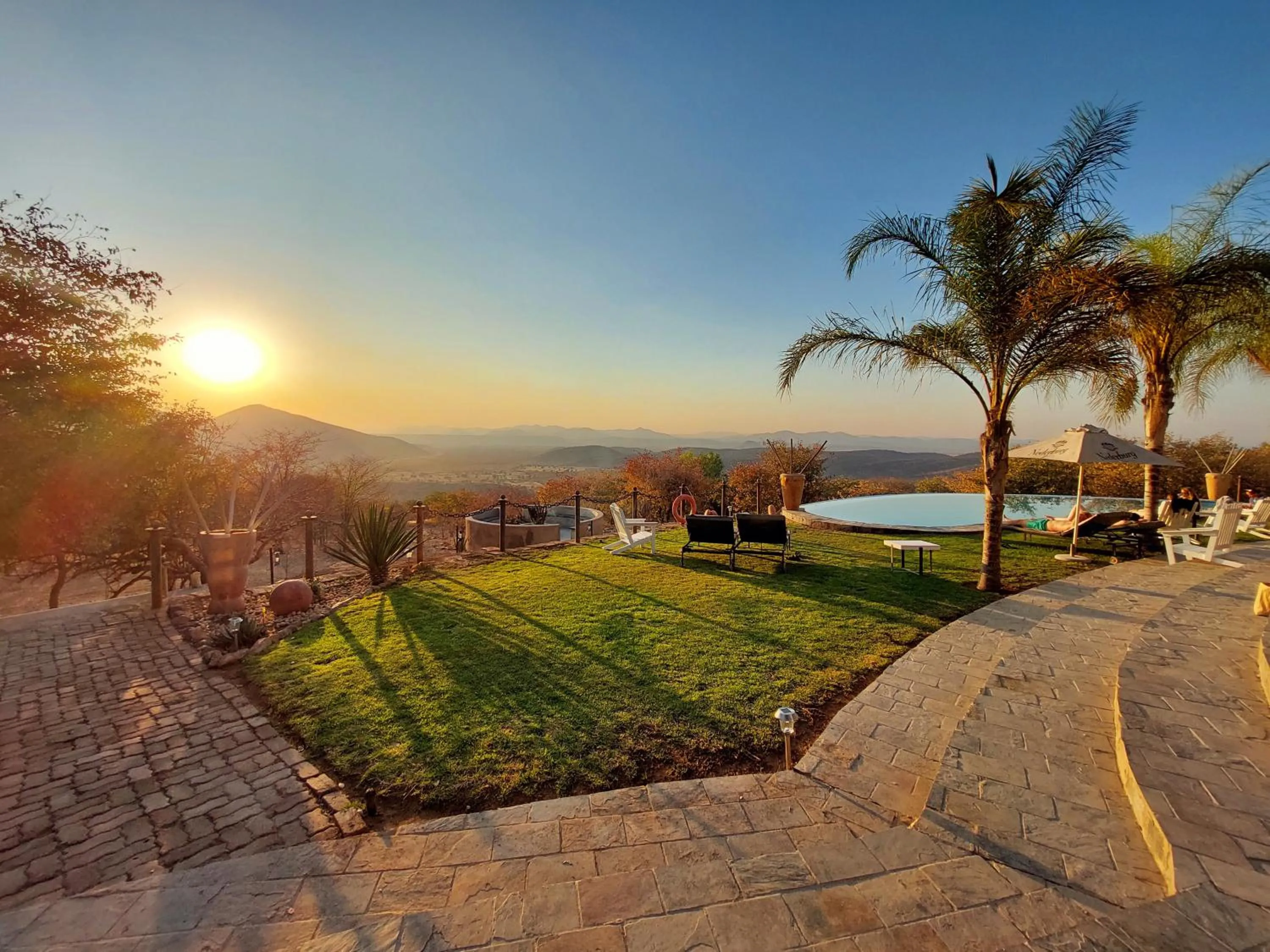 Garden in Opuwo Country Lodge