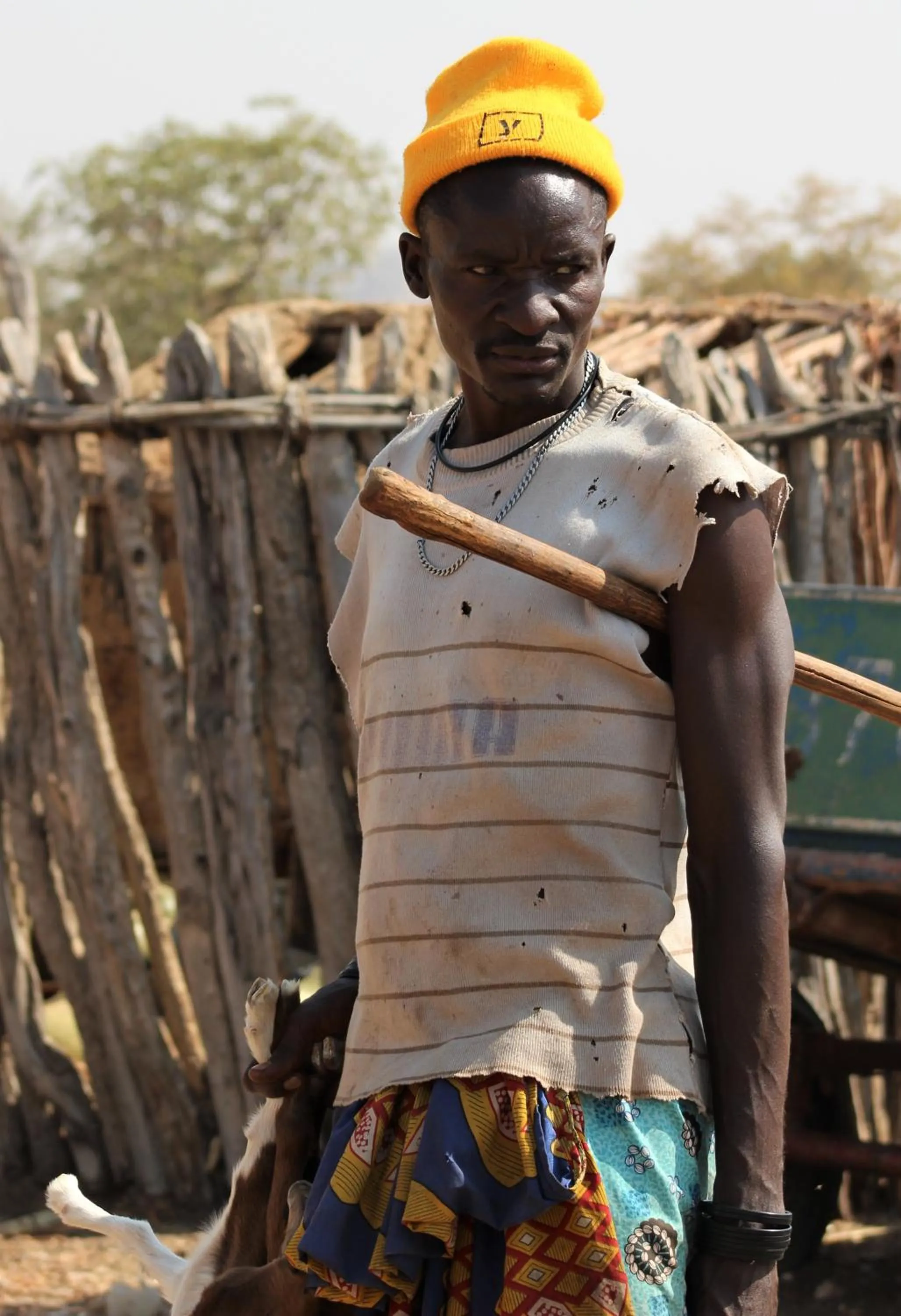 People in Opuwo Country Lodge