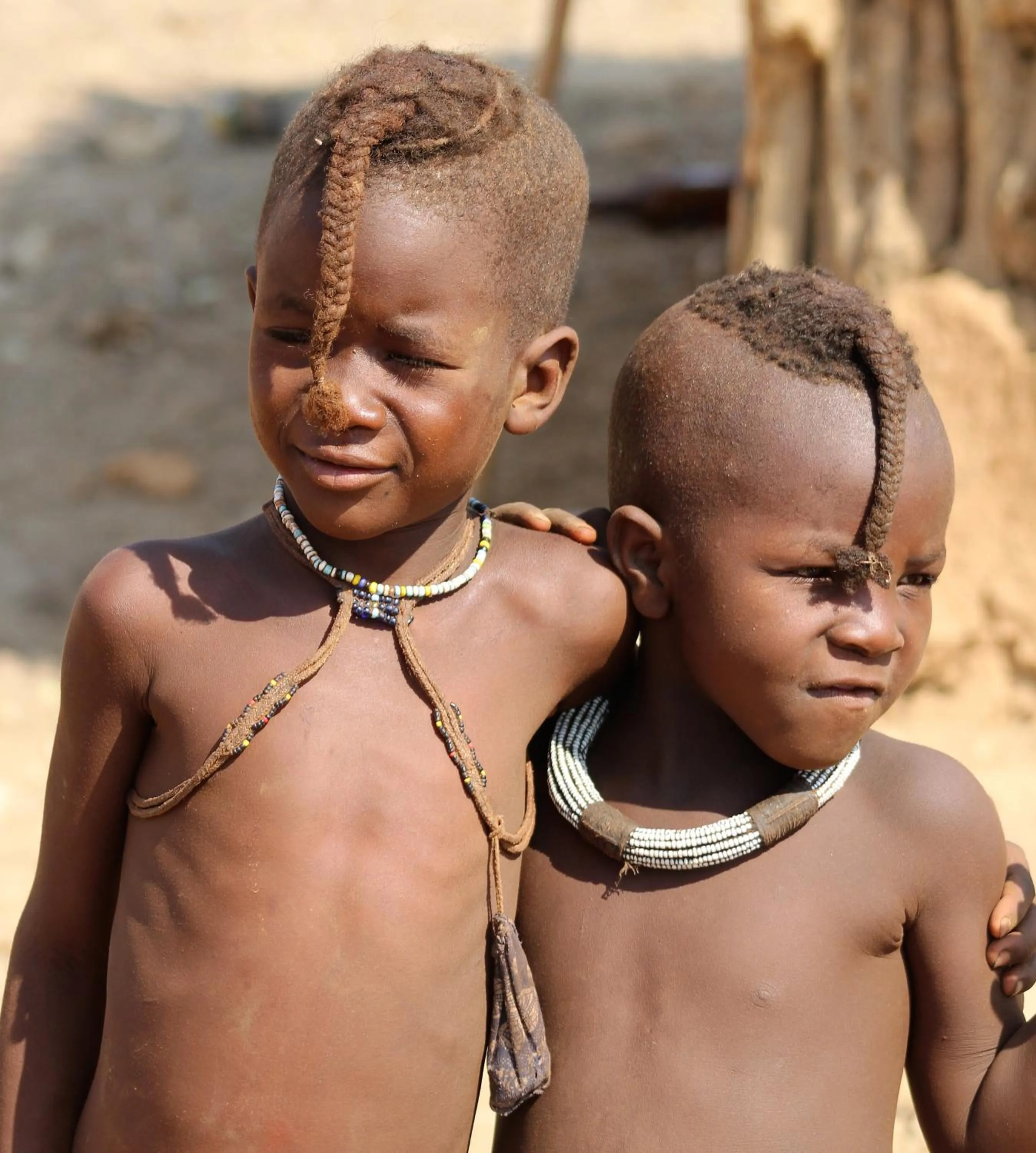 People in Opuwo Country Lodge