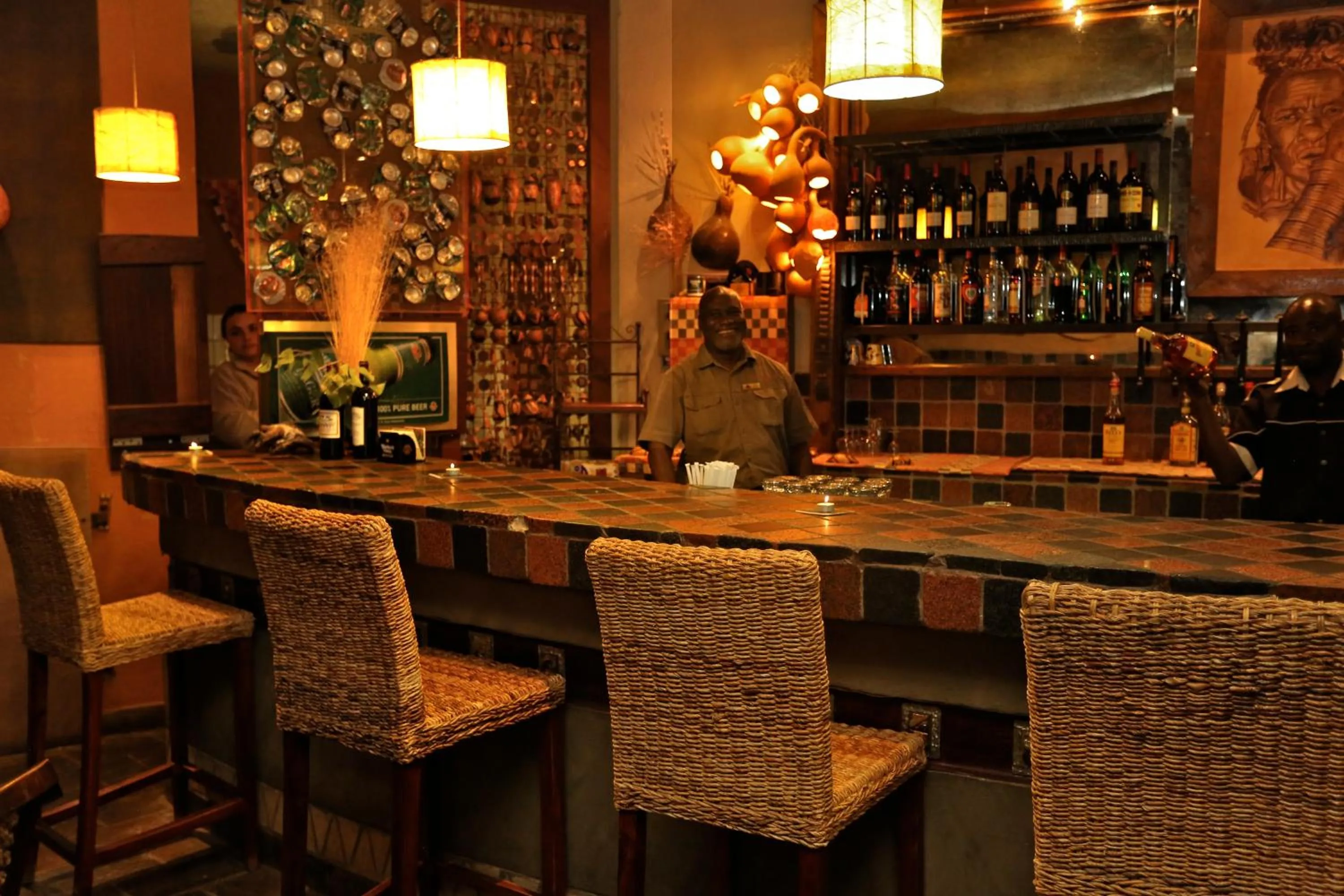 Lounge or bar in Opuwo Country Lodge