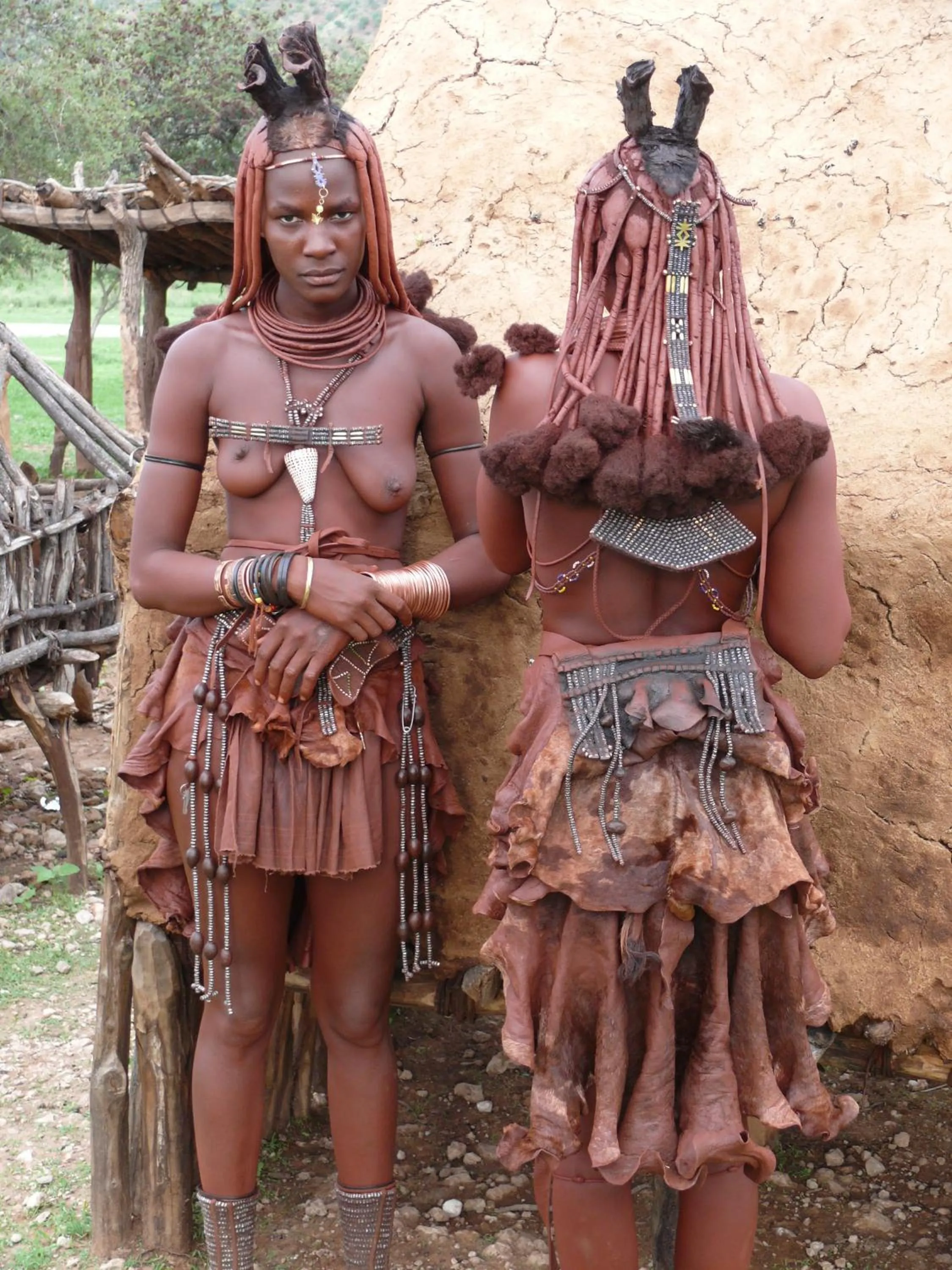 People in Opuwo Country Lodge