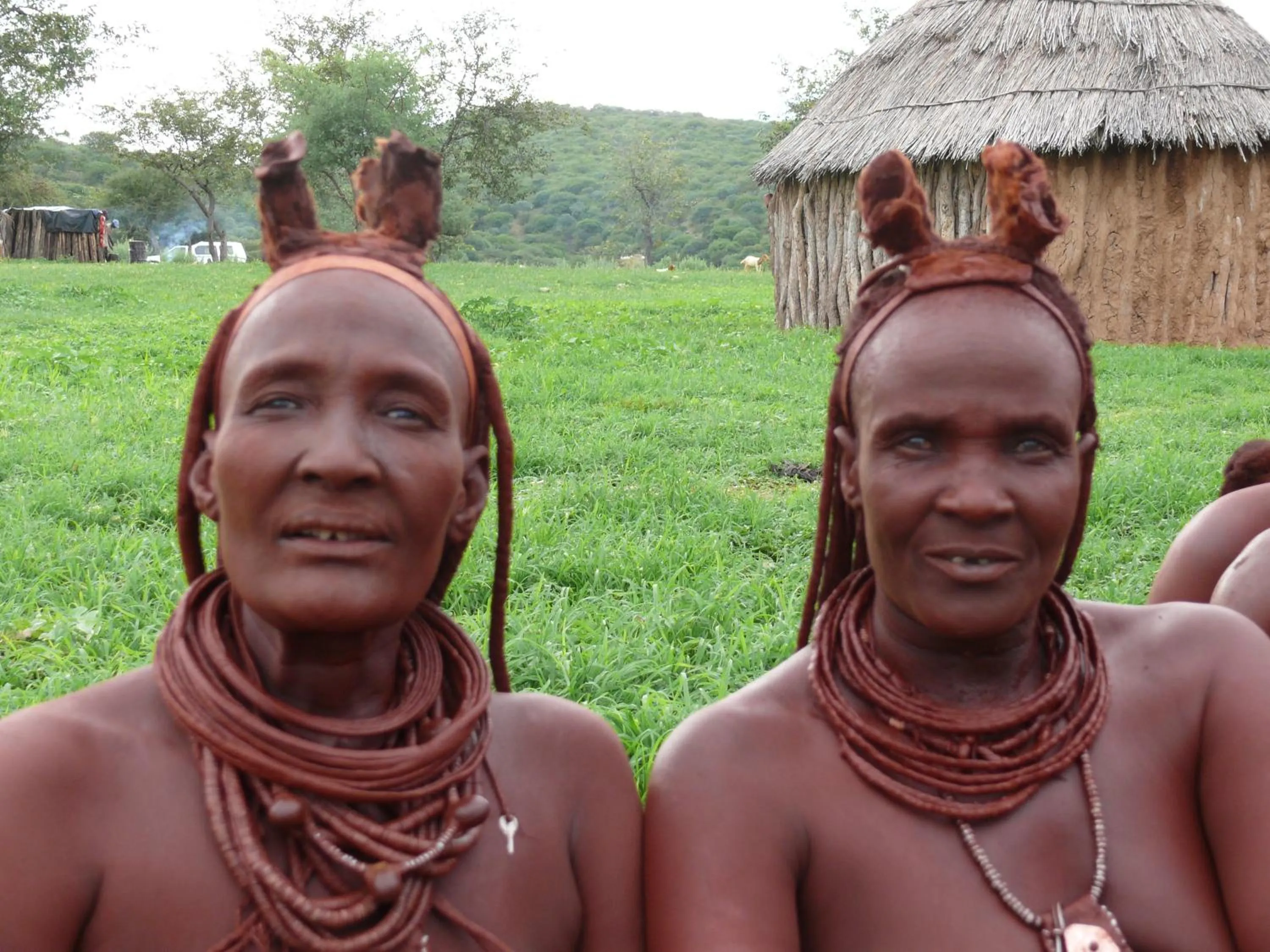 People in Opuwo Country Lodge