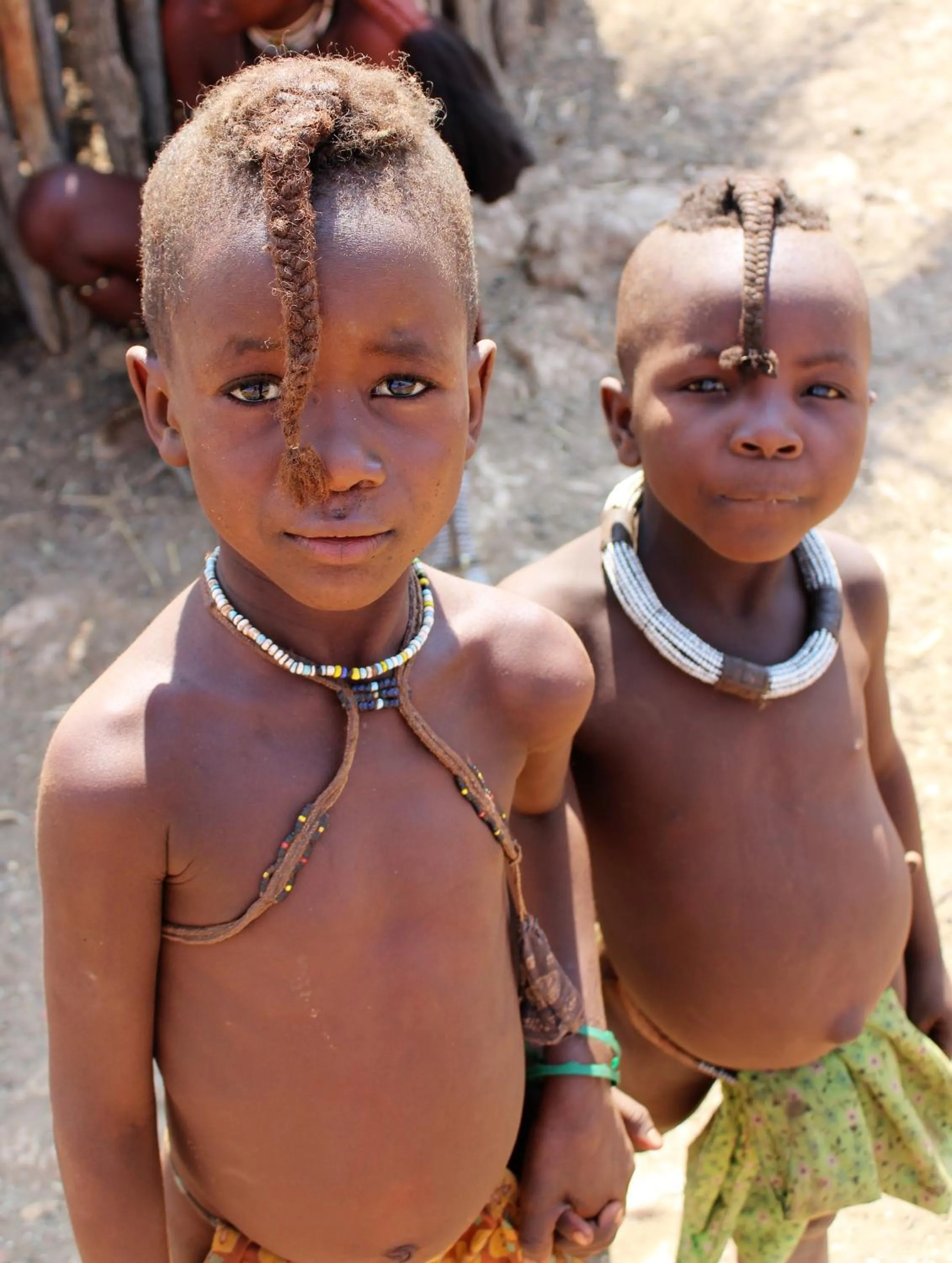 People in Opuwo Country Lodge
