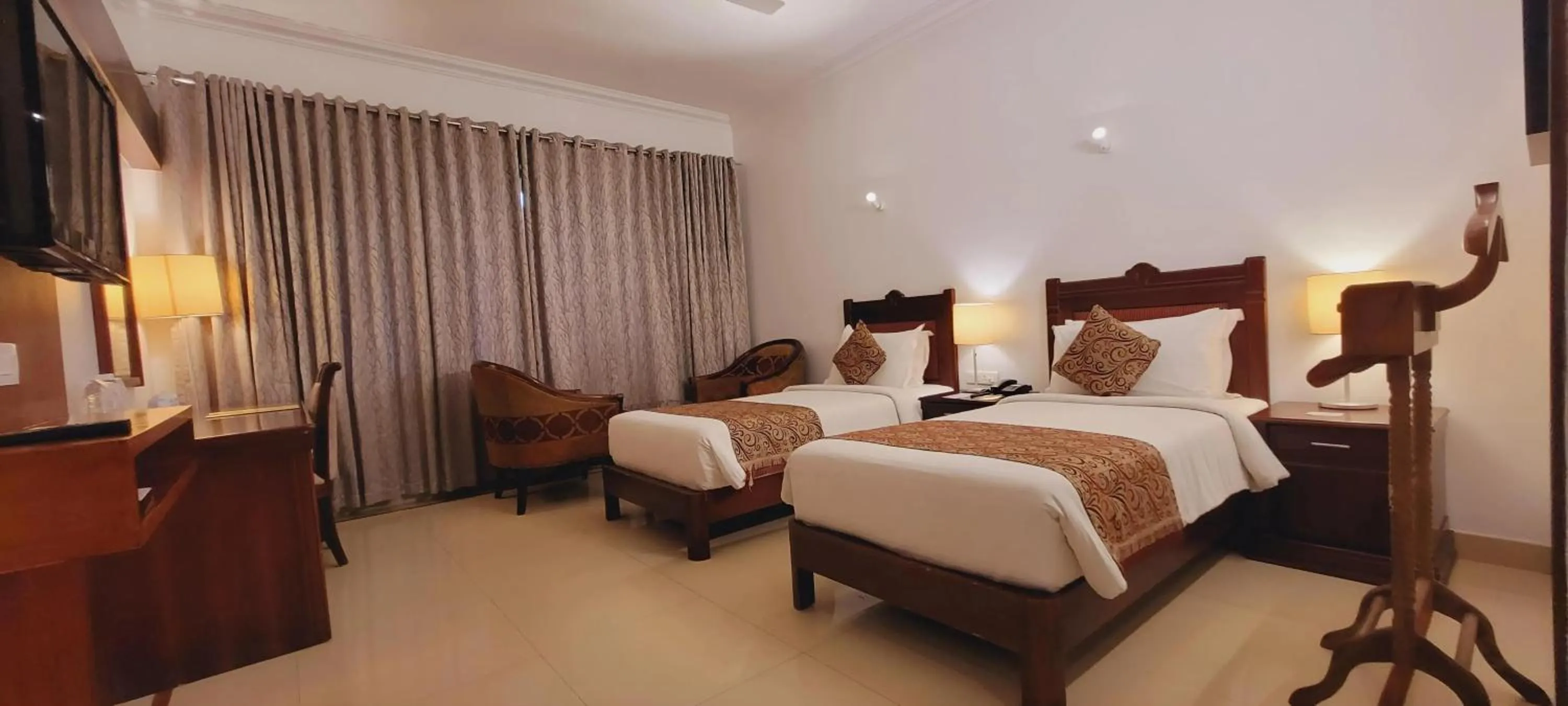 Bedroom, Bed in ASHOKA INN