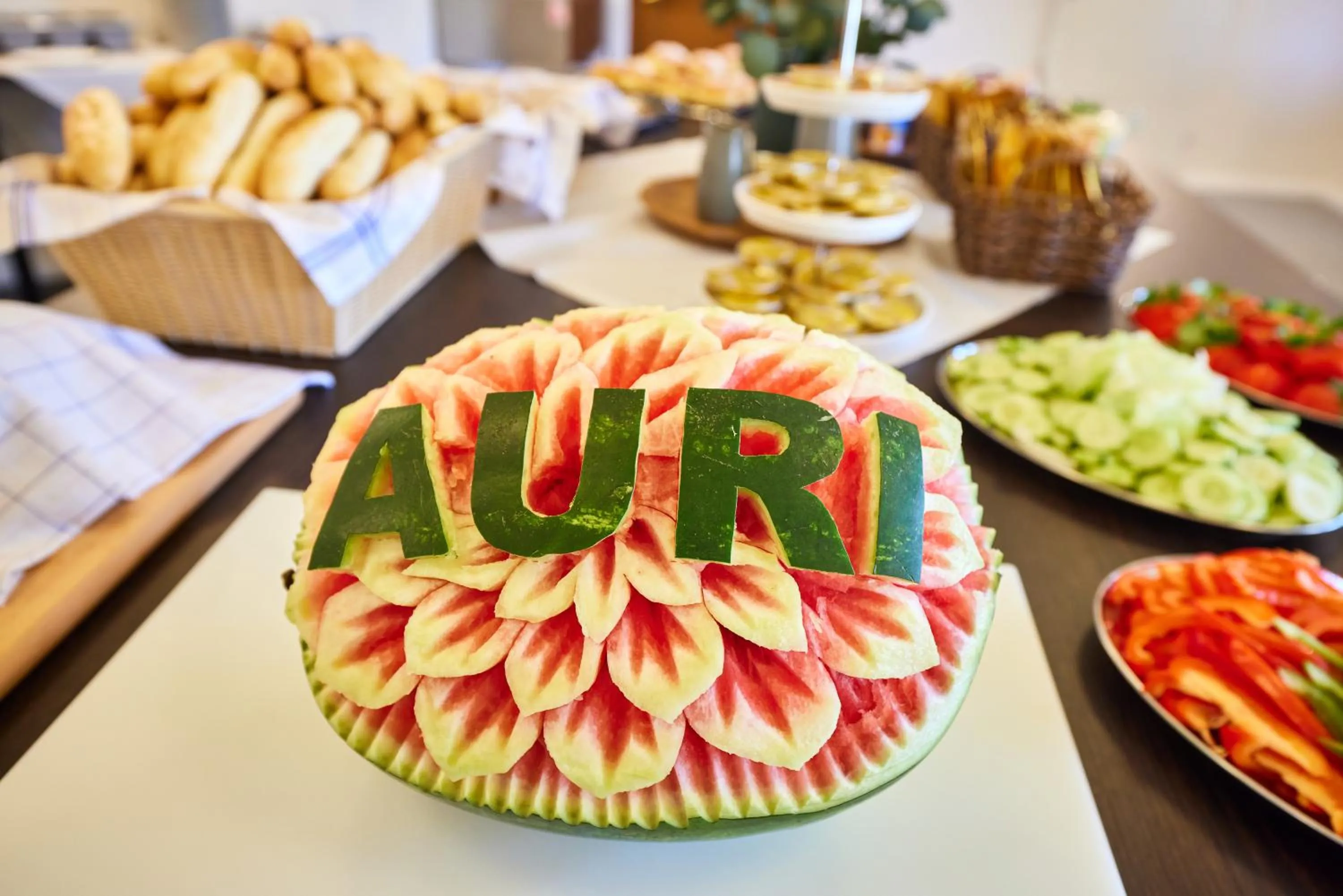 Buffet breakfast in Hotel Auri