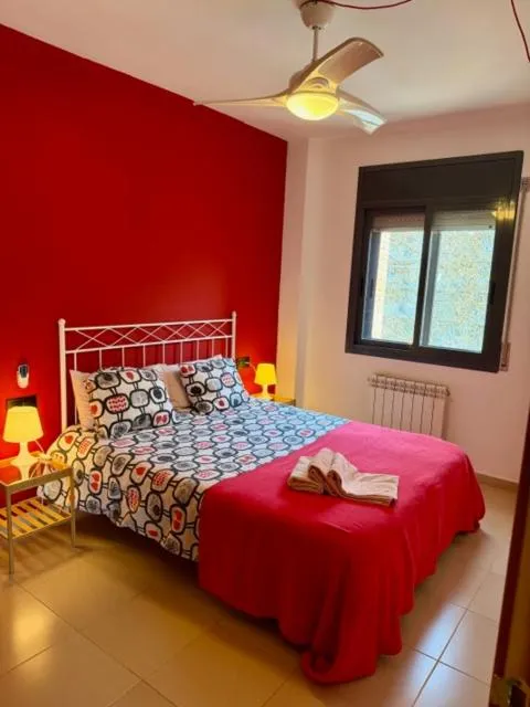 Bed in New & Sunny Apartment