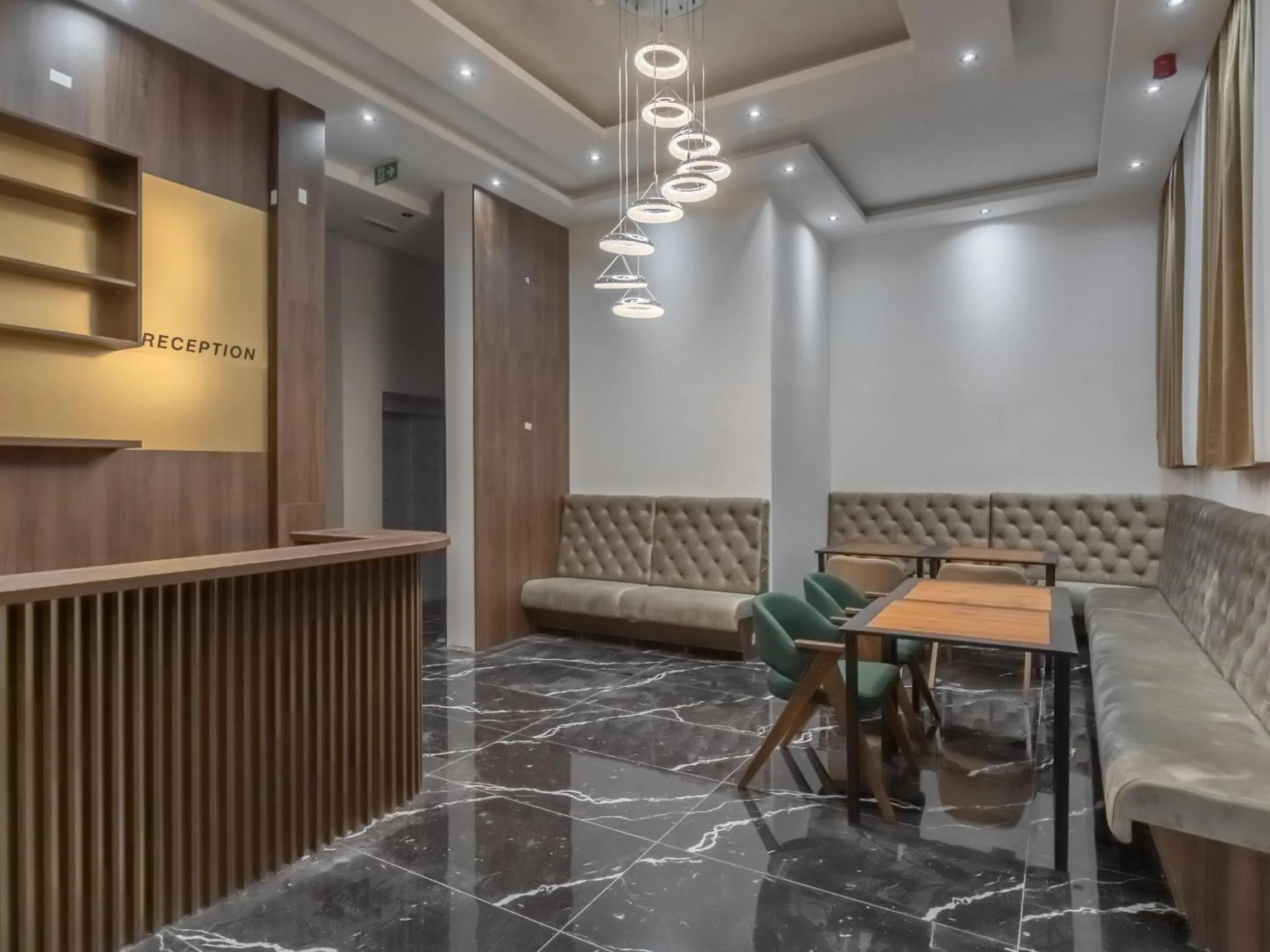 Seating area in Hotel Diman