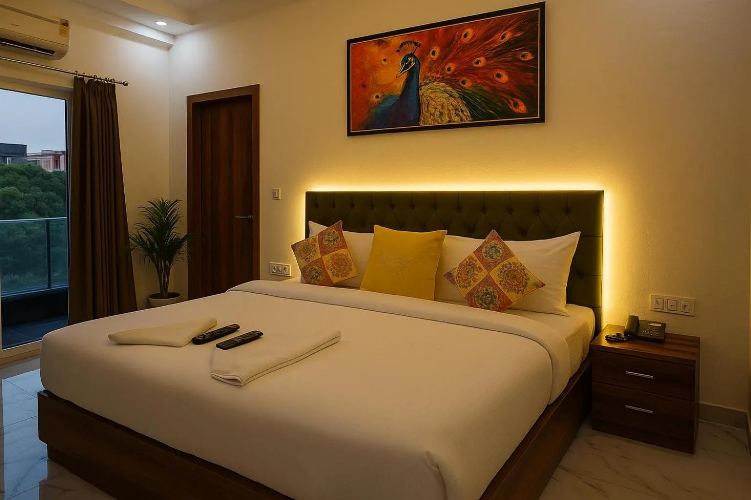 Bedroom in The Grove Hotels by Opulent Inn