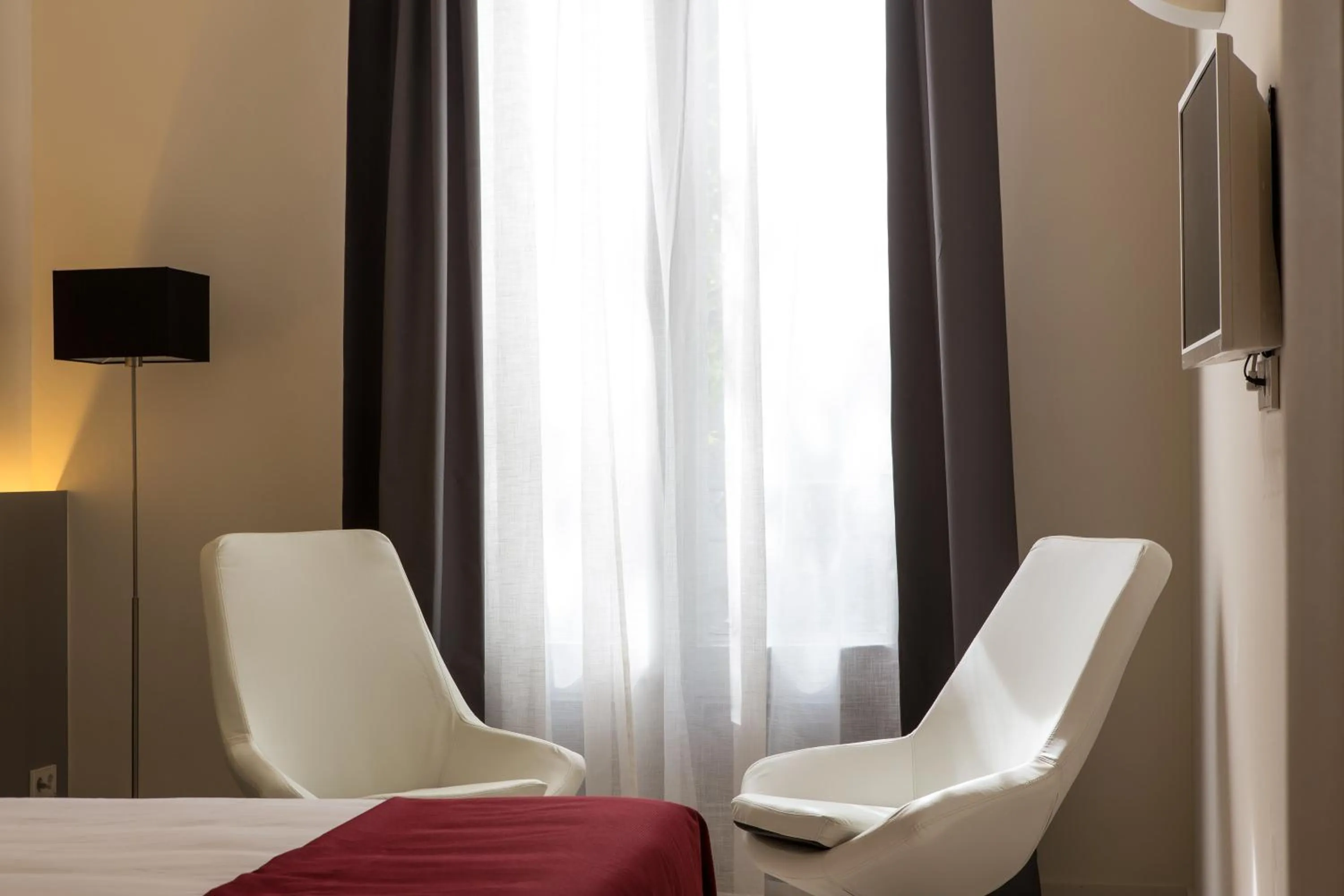 Living room, Bed in Izaila Plaza Catalunya