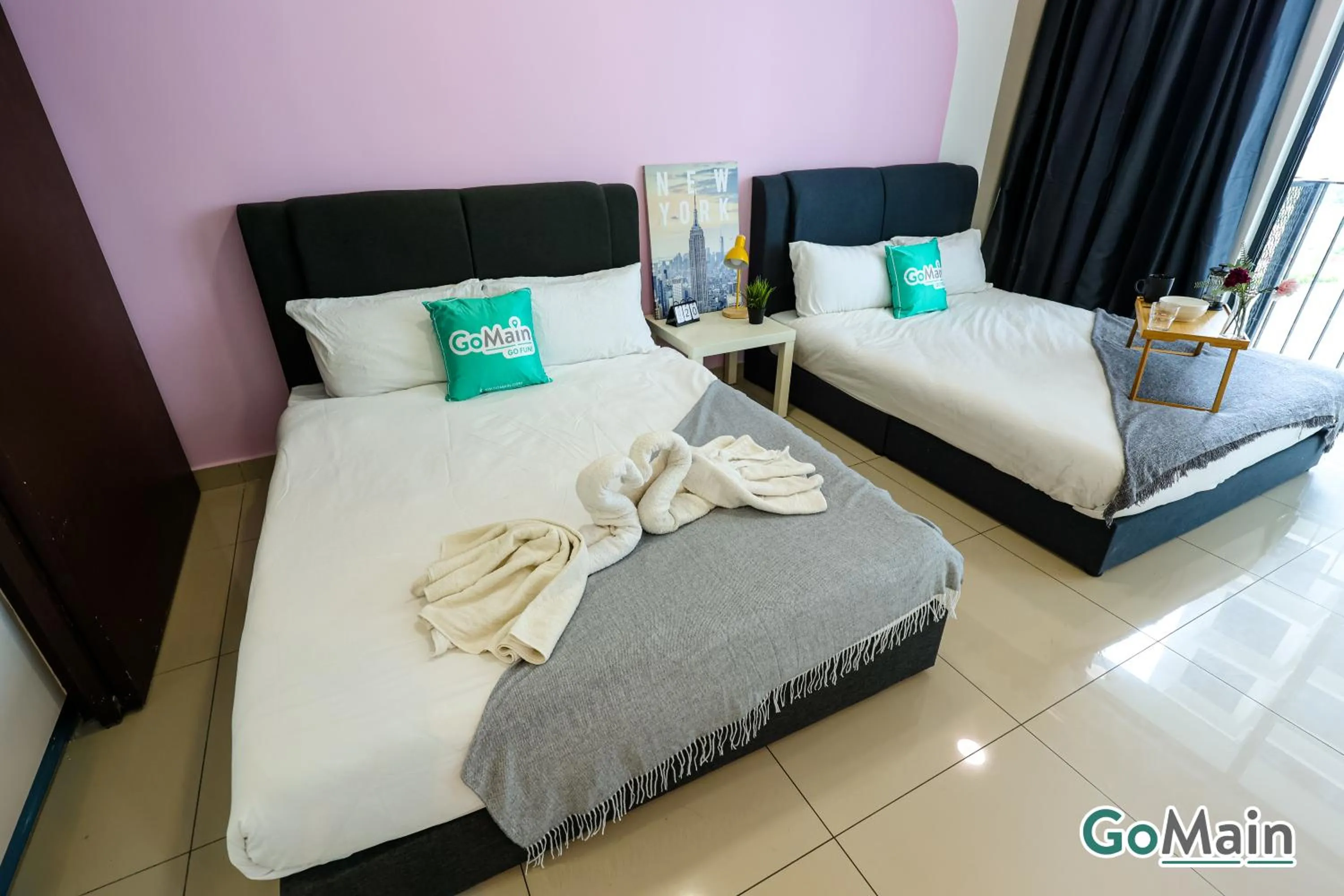 Bed in Trefoil Setia Alam by GO-MAIN - Next to Mall & SCCC