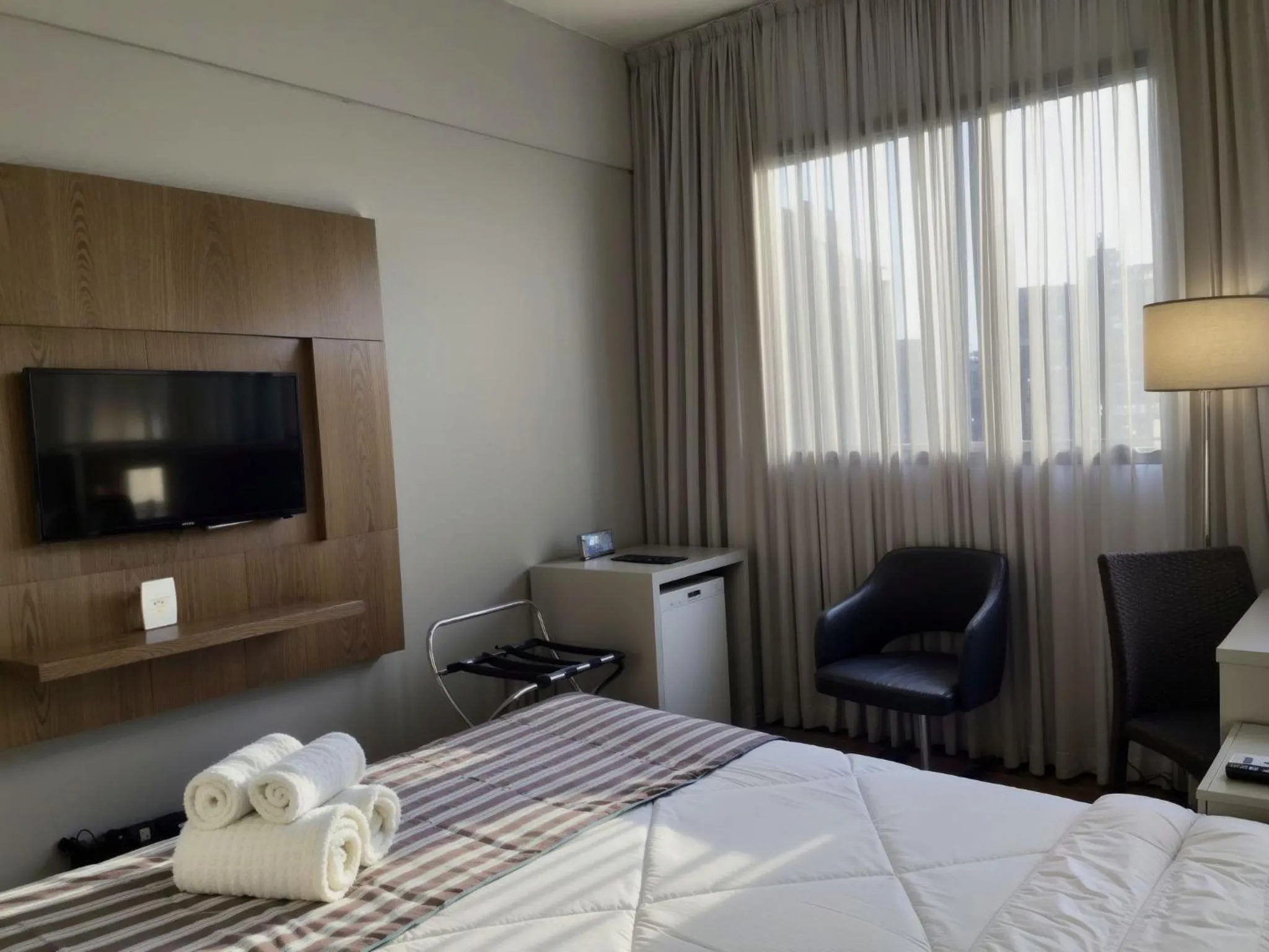 TV and multimedia, Bed in Hotel Vivenzo Savassi Belo Horizonte