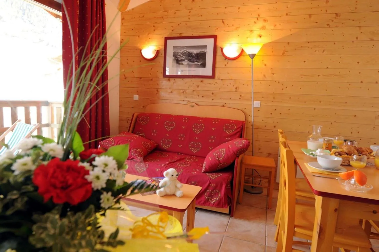 Living room in Résidence Goélia Les Flocons d'Argent