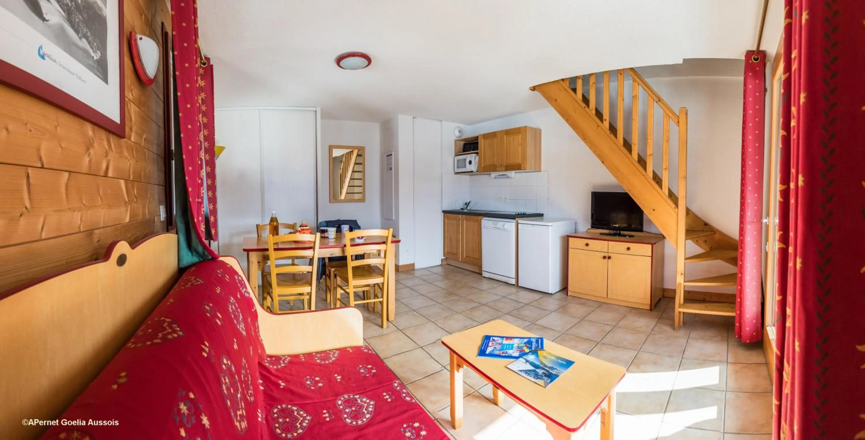 Living room in Résidence Goélia Les Flocons d'Argent