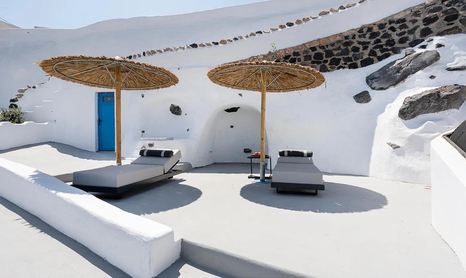 Patio in Rafael' s Mediteranian Cave Suites