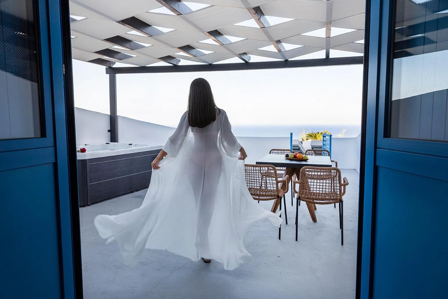 Balcony/Terrace in Rafael' s Mediteranian Cave Suites