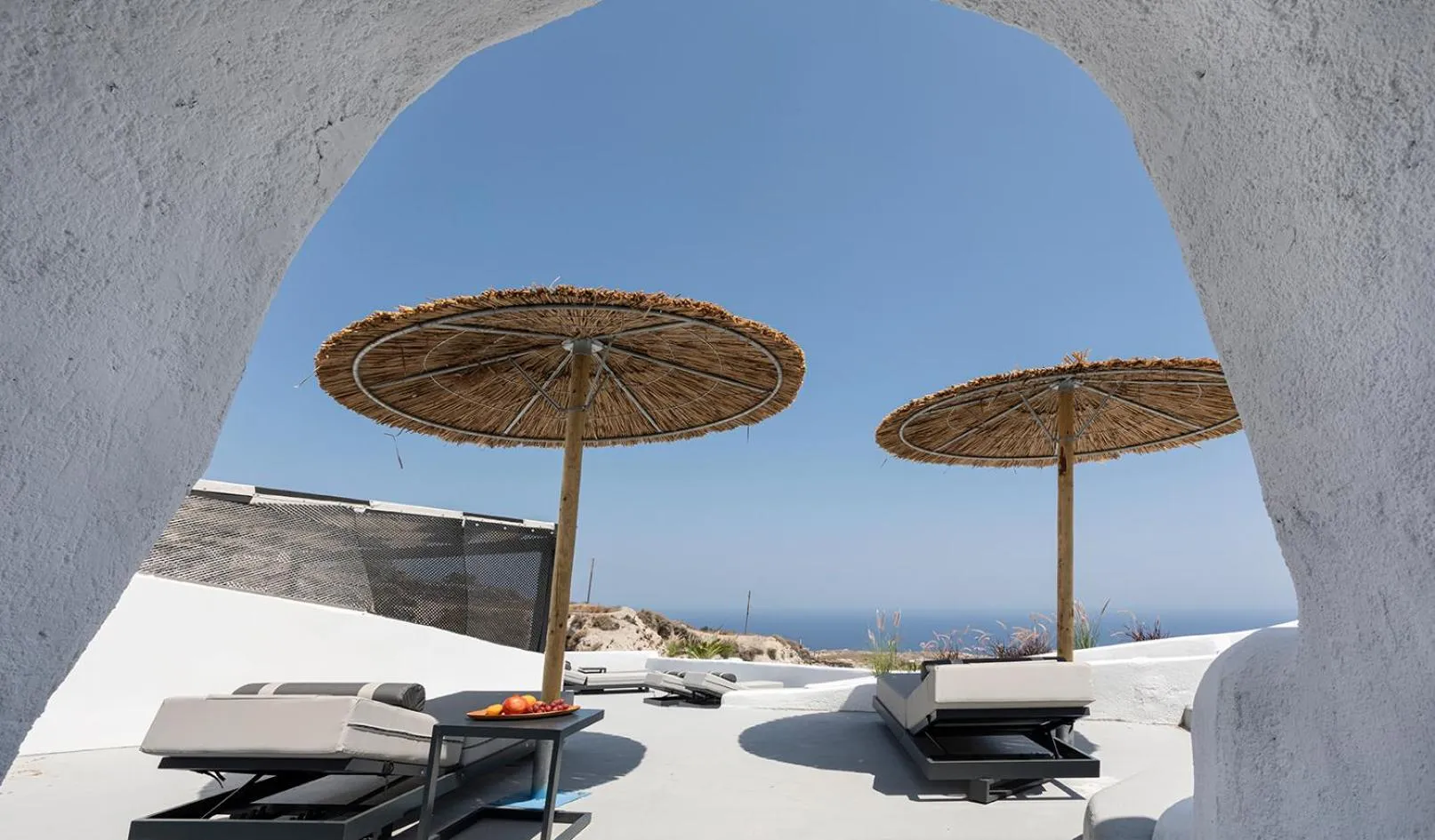 Patio in Rafael' s Mediteranian Cave Suites