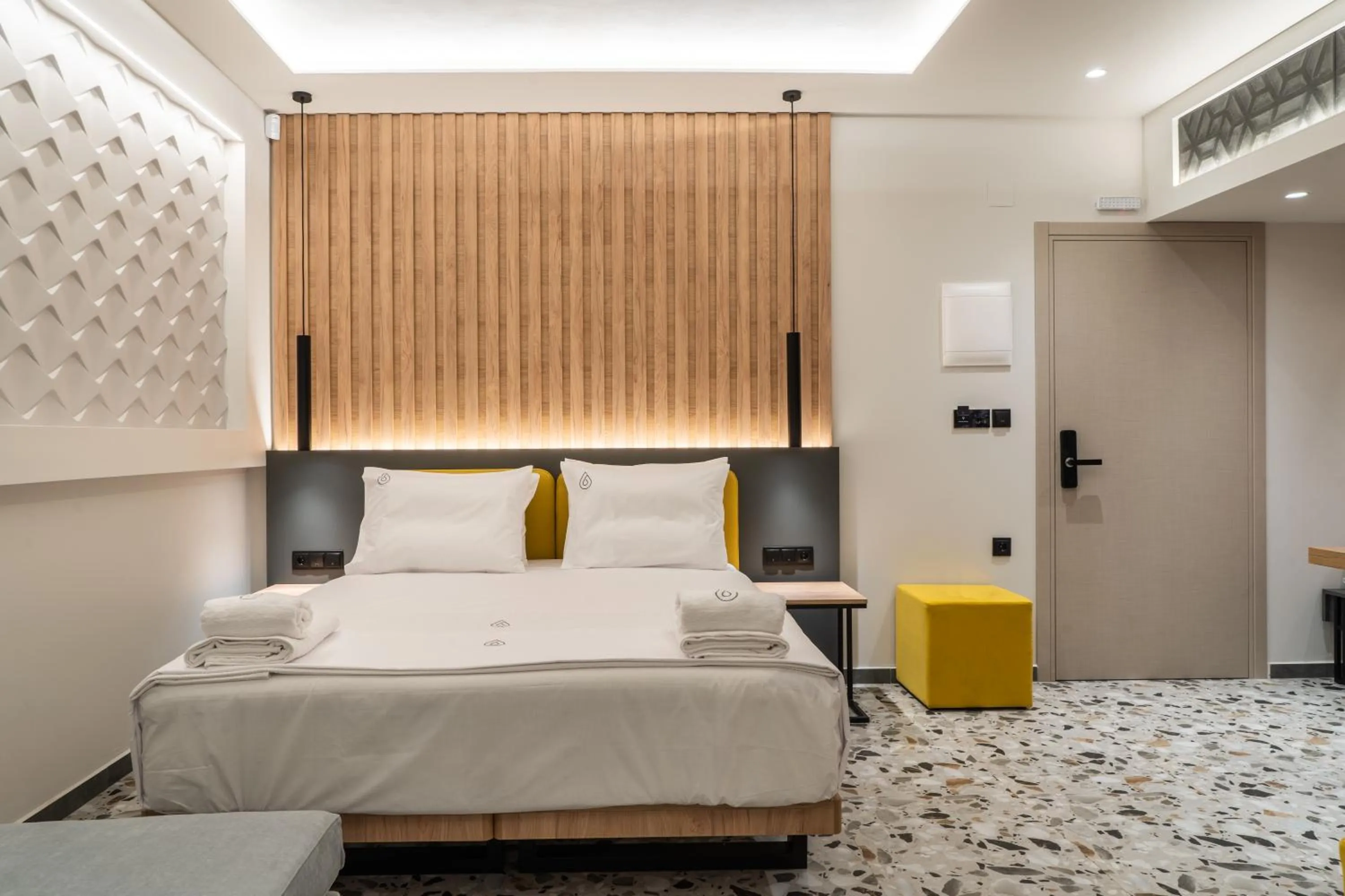 Photo of the whole room, Bed in NERO SEASCAPE SUITES