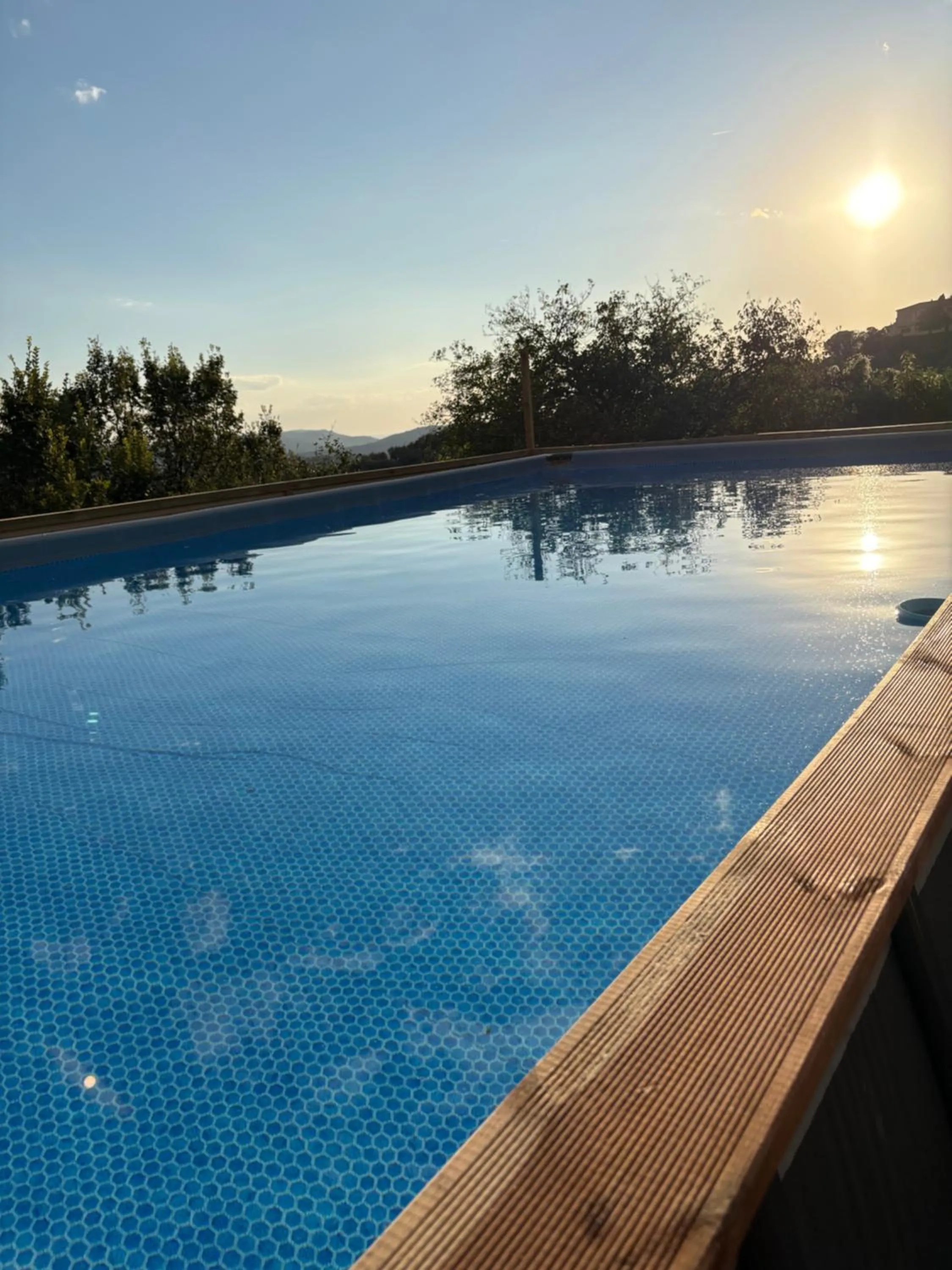 Pool view in Ca’del Borgo B&B Country House