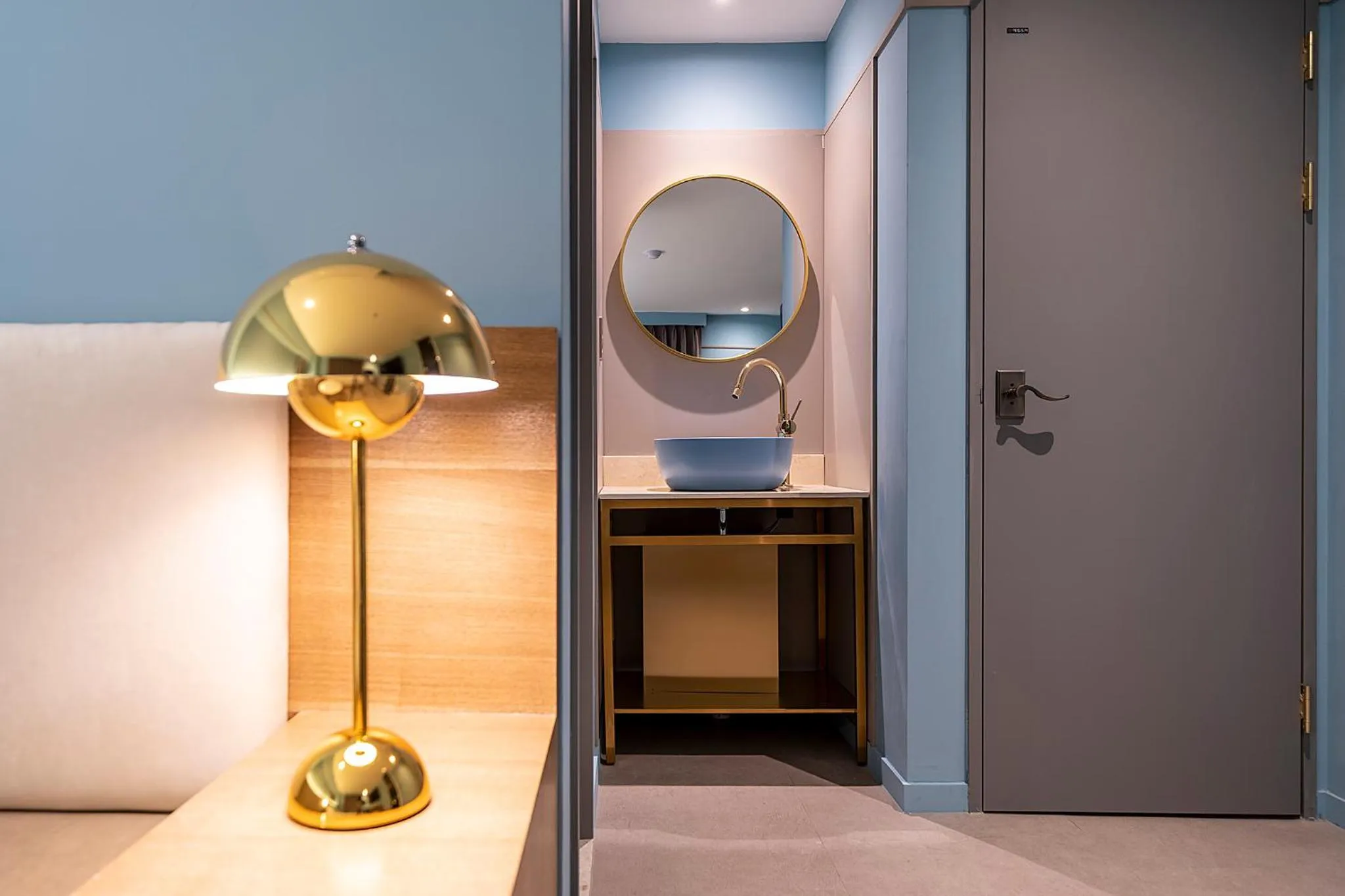 Bed in Wonju Hotel Ippda