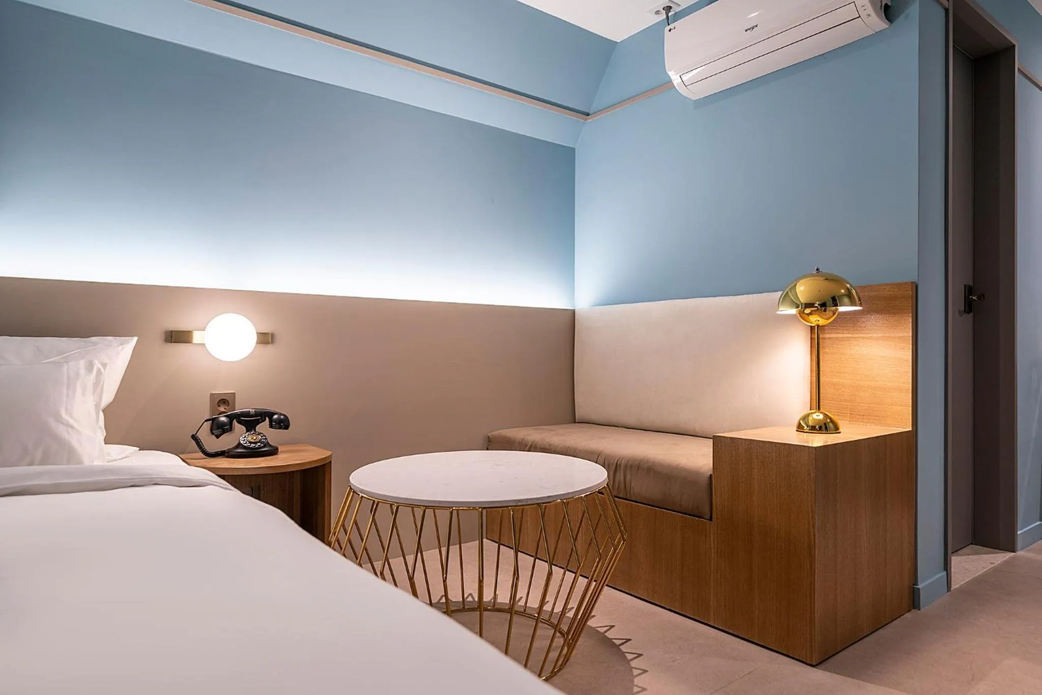 Bed in Wonju Hotel Ippda