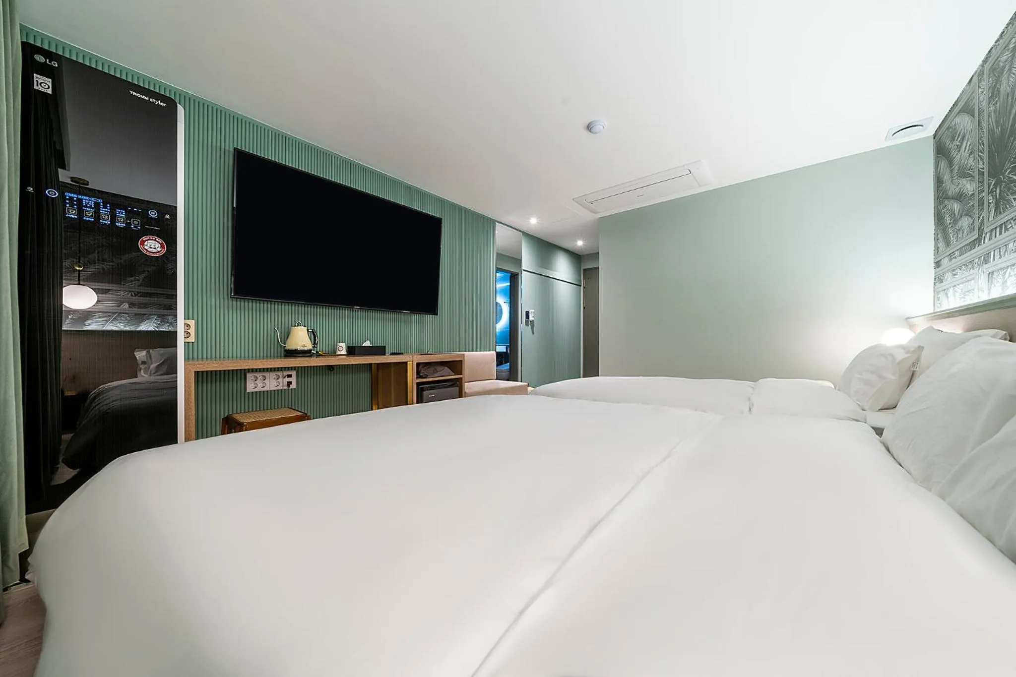 Bed in Wonju Hotel Ippda