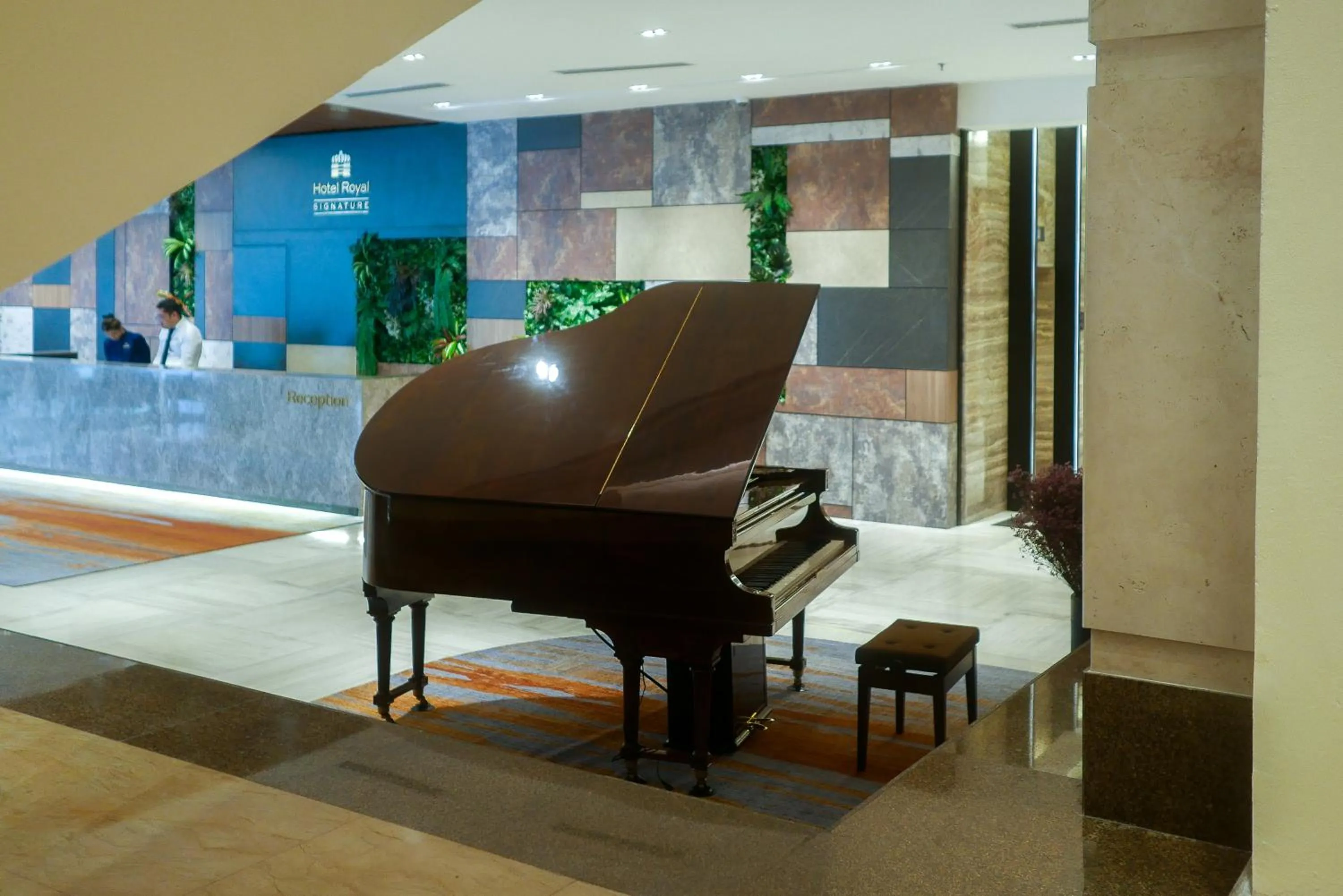 Lobby or reception in Hotel Royal Signature