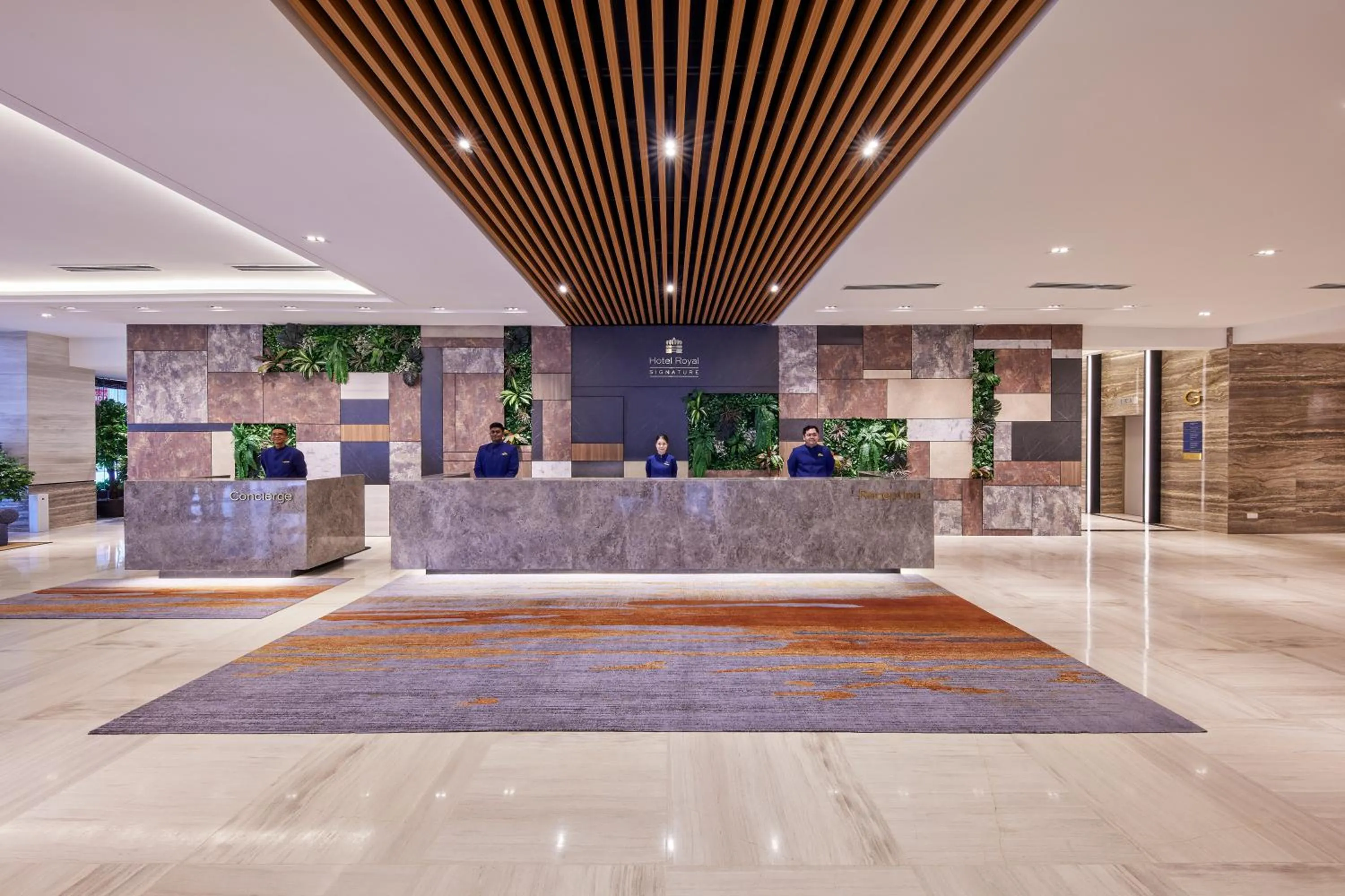 Lobby or reception in Hotel Royal Signature