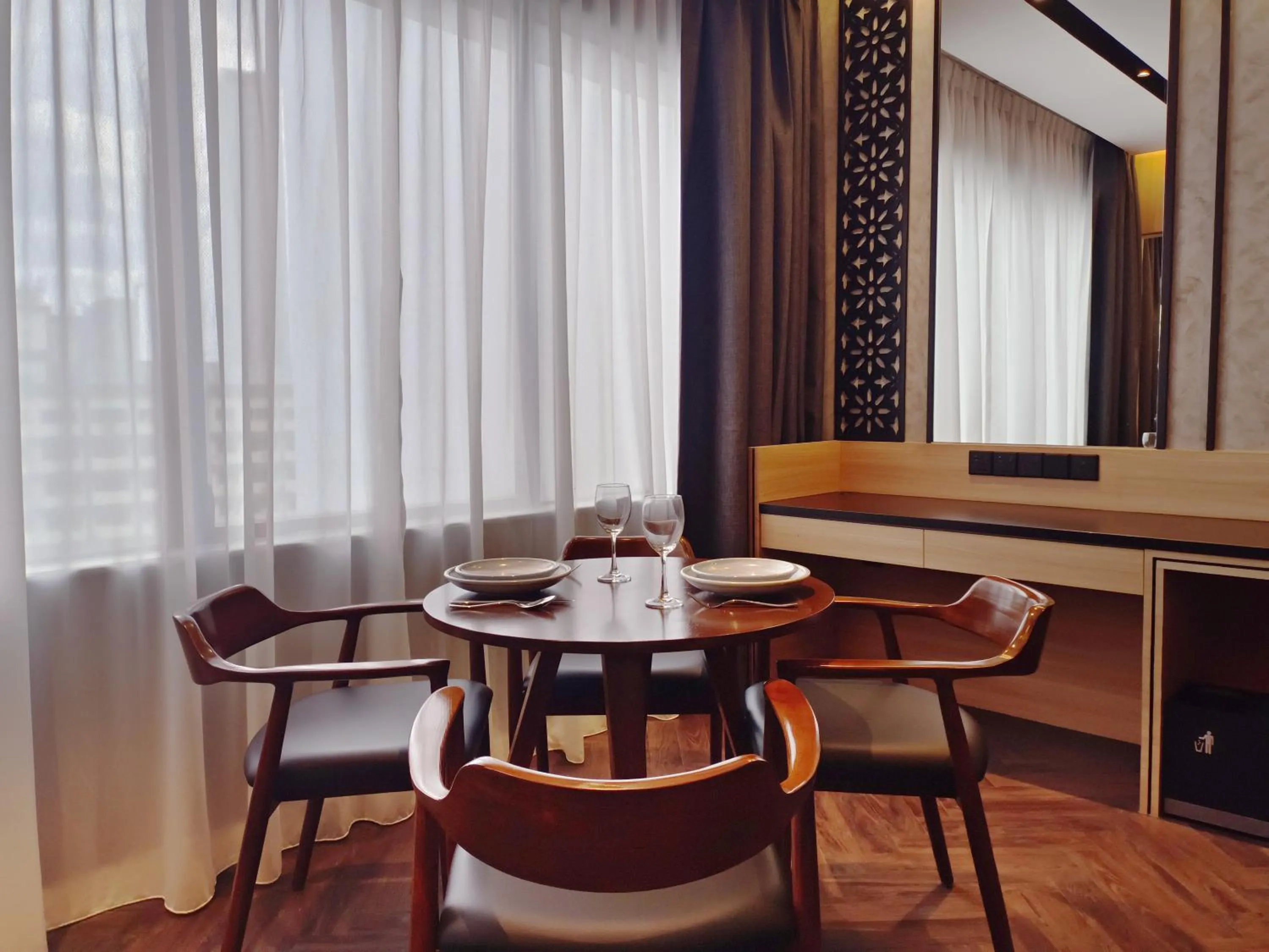 Seating area in Hotel Royal Signature