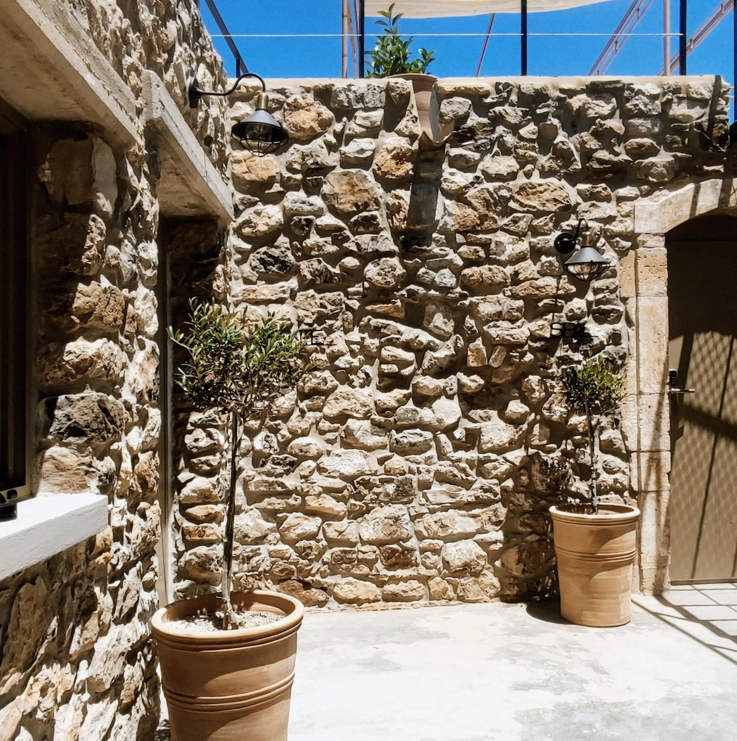 Facade/entrance in Pyrgi Cretan Living & Spa